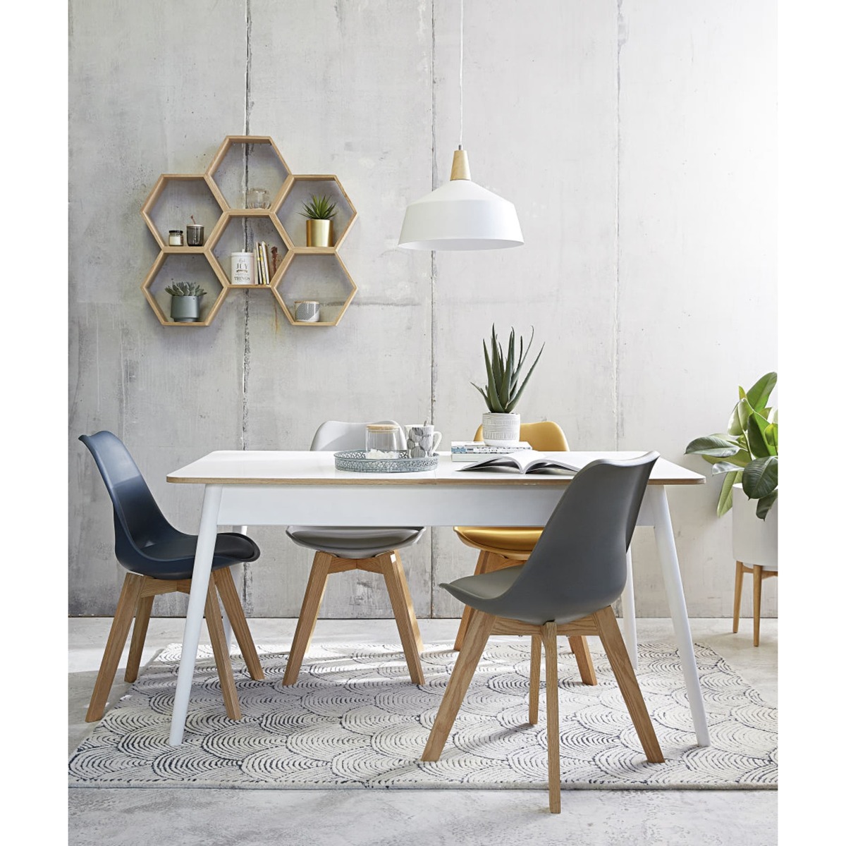 Extendible 8/10-Seater Dining Table W150/220 Artic – image 6