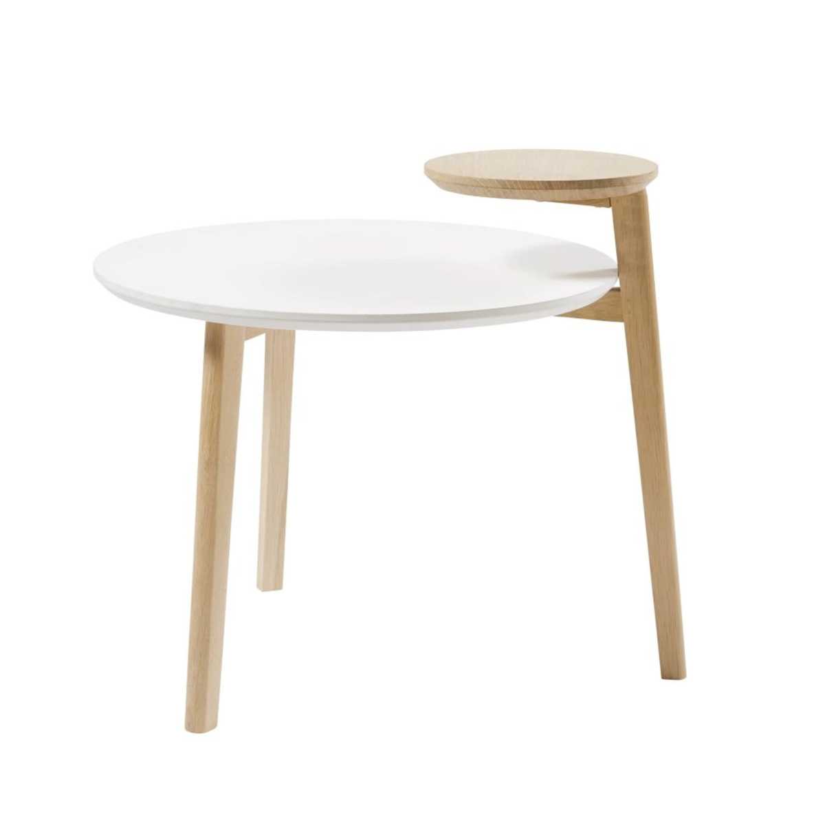 Round Side Table with 2 Surfaces – image 2