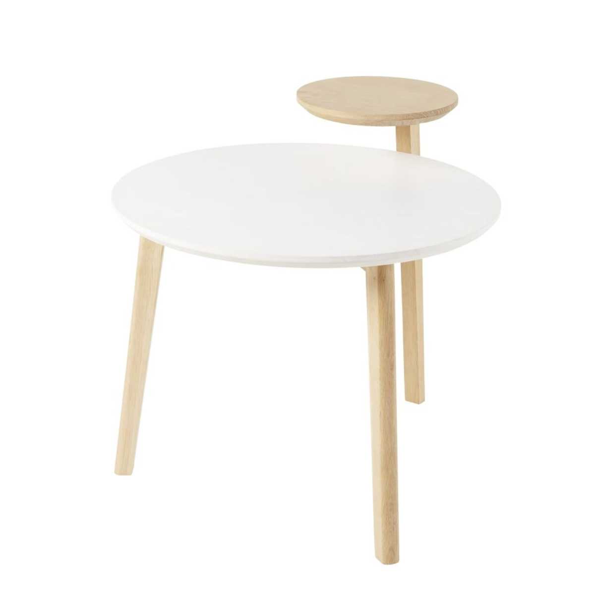 Round Side Table with 2 Surfaces – image 3