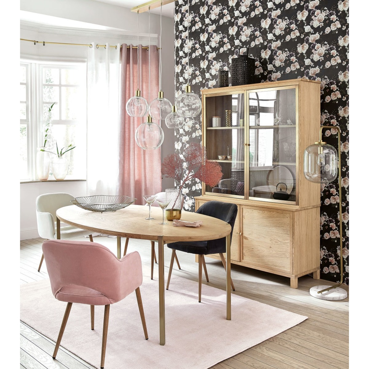 Oval 6-8 Seater Dining Table W200 Karla – image 6