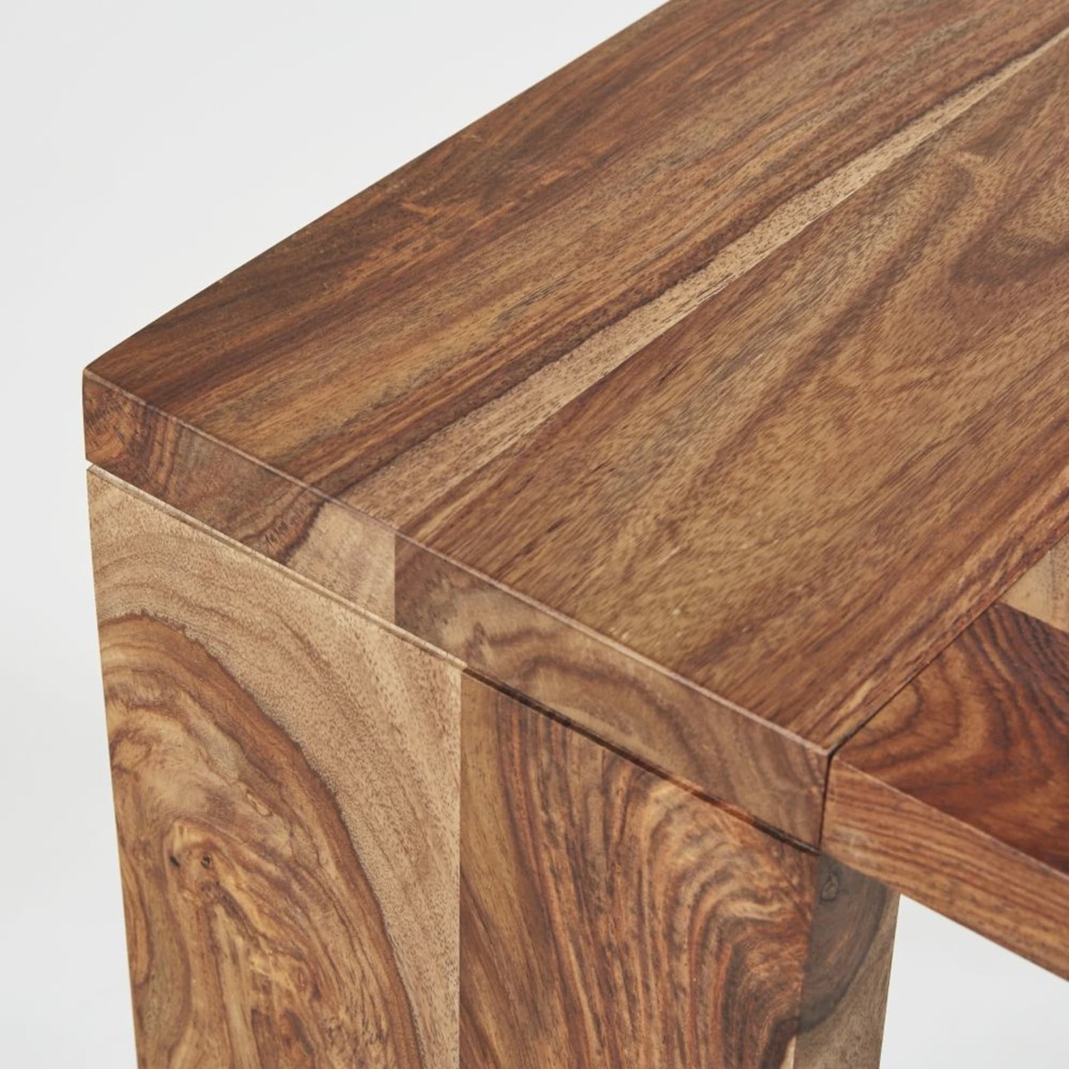 Extendable Console Table in Solid Indian Rosewood for 2-6 People W40-160 Stockholm – image 11