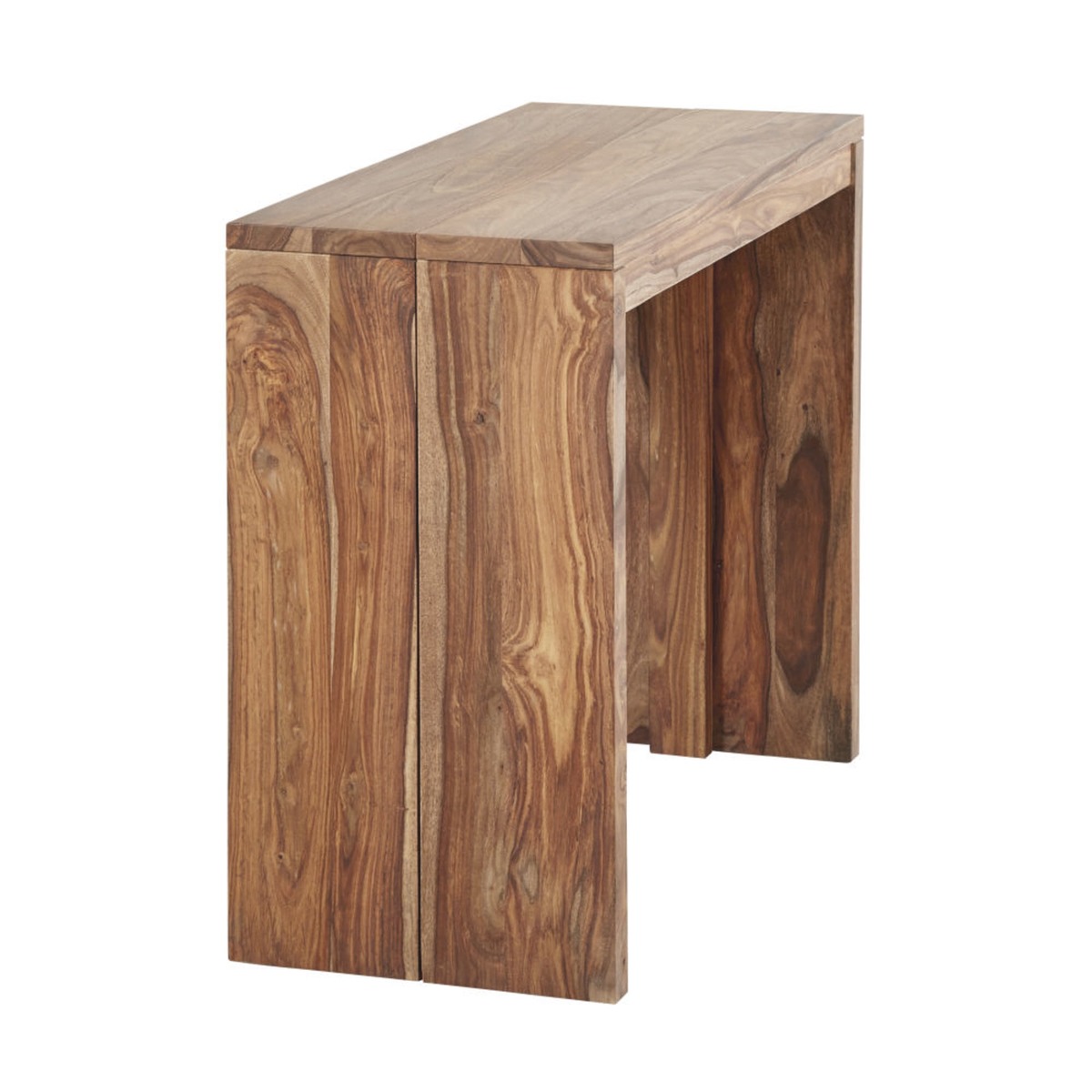 Extendable Console Table in Solid Indian Rosewood for 2-6 People W40-160 Stockholm – image 4