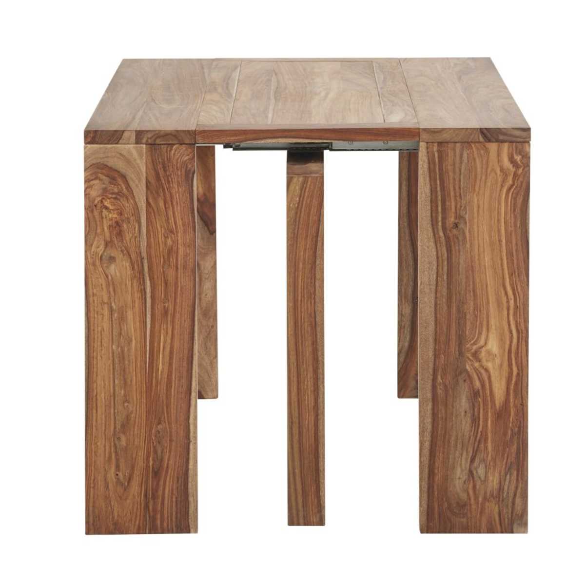 Extendable Console Table in Solid Indian Rosewood for 2-6 People W40-160 Stockholm – image 5