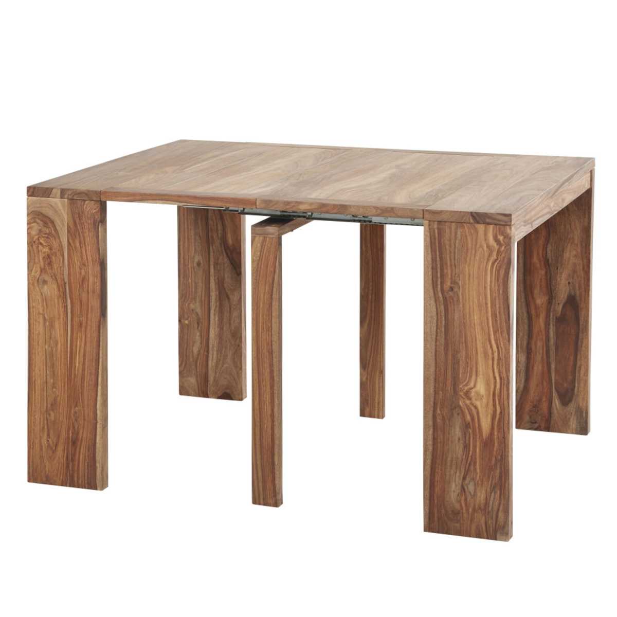 Extendable Console Table in Solid Indian Rosewood for 2-6 People W40-160 Stockholm – image 7