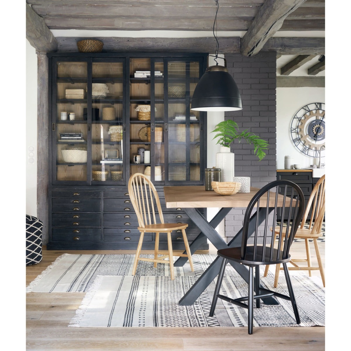 Mango wood dining table W 200cm Ellis – image 4