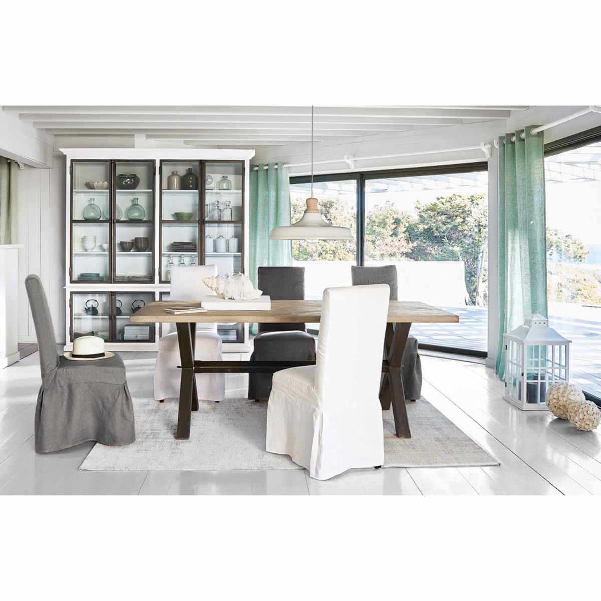 Mango wood dining table W 200cm Ellis – image 8