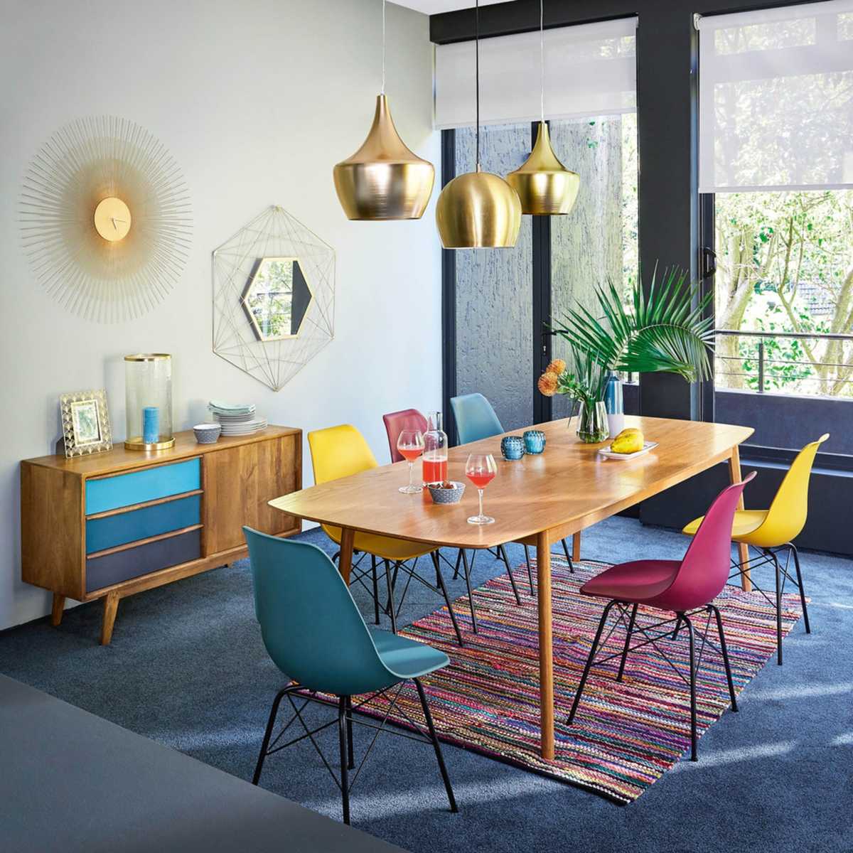 Oak Extendible 8-12 Seater Dining Table W 200-300 cm Portobello – image 8