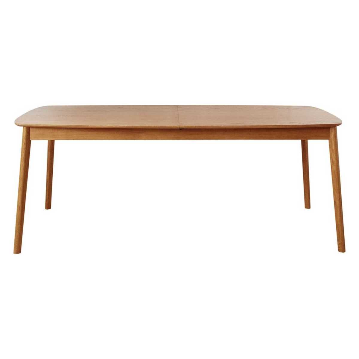 Oak Extendible 8-12 Seater Dining Table W 200-300 cm Portobello – image 1