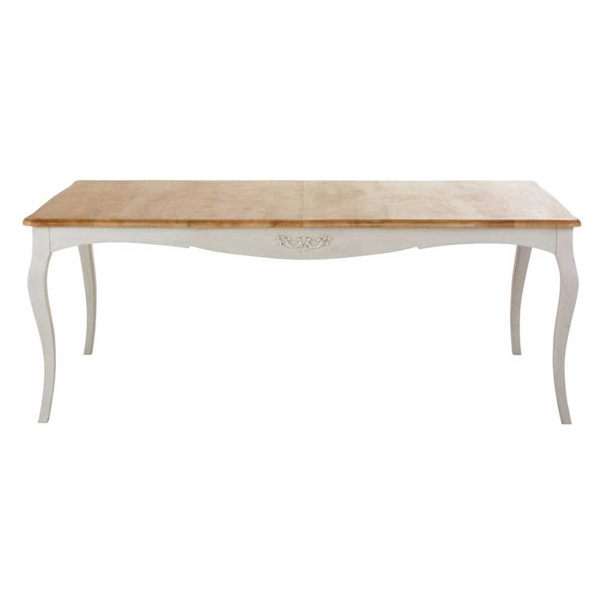 Solid Mango Wood Extendable 8-12 Seater Dining Table W 200-280 cm Castel – image 2