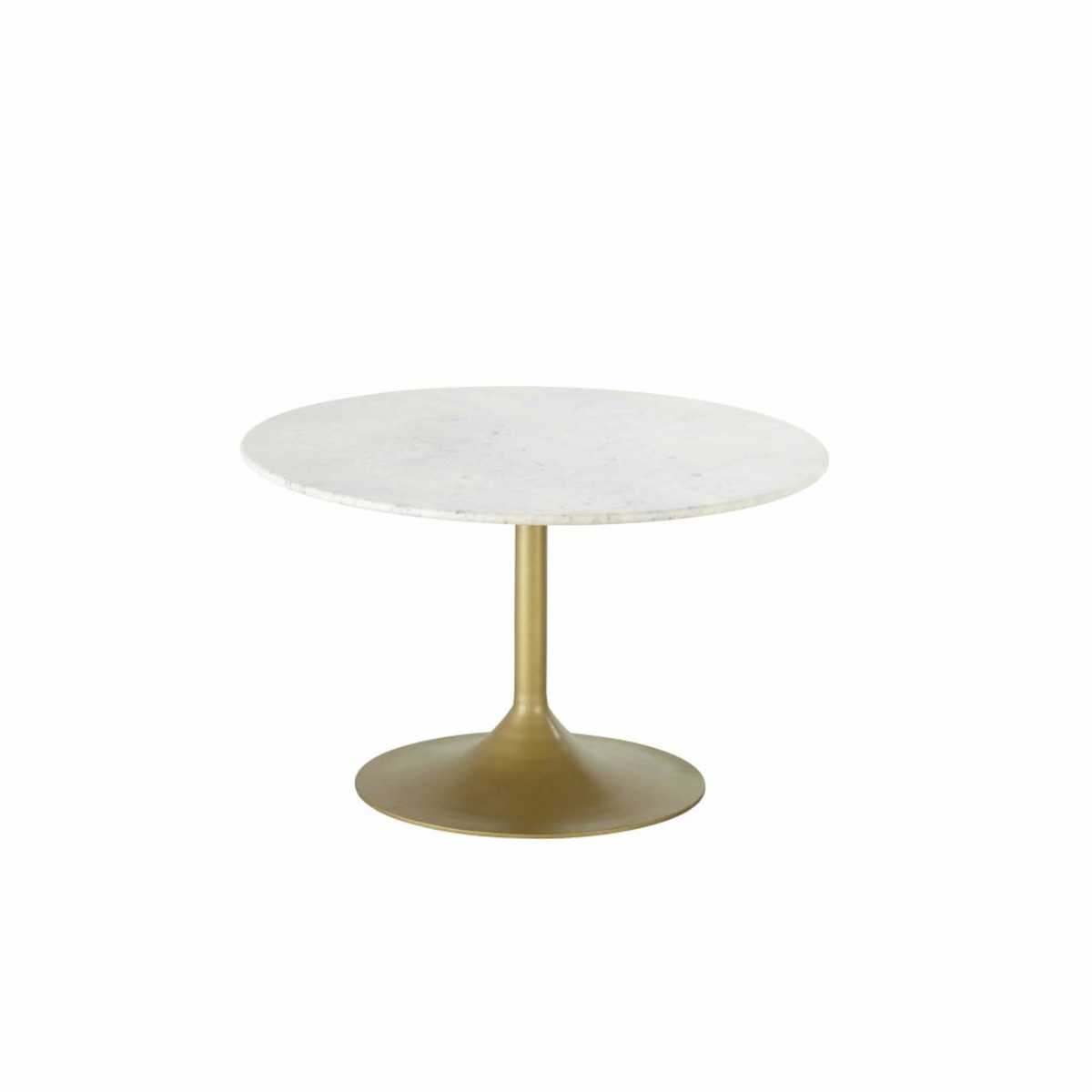 Metal and Marble 4-6 Seater Dining Table W200 Manisa – image 3
