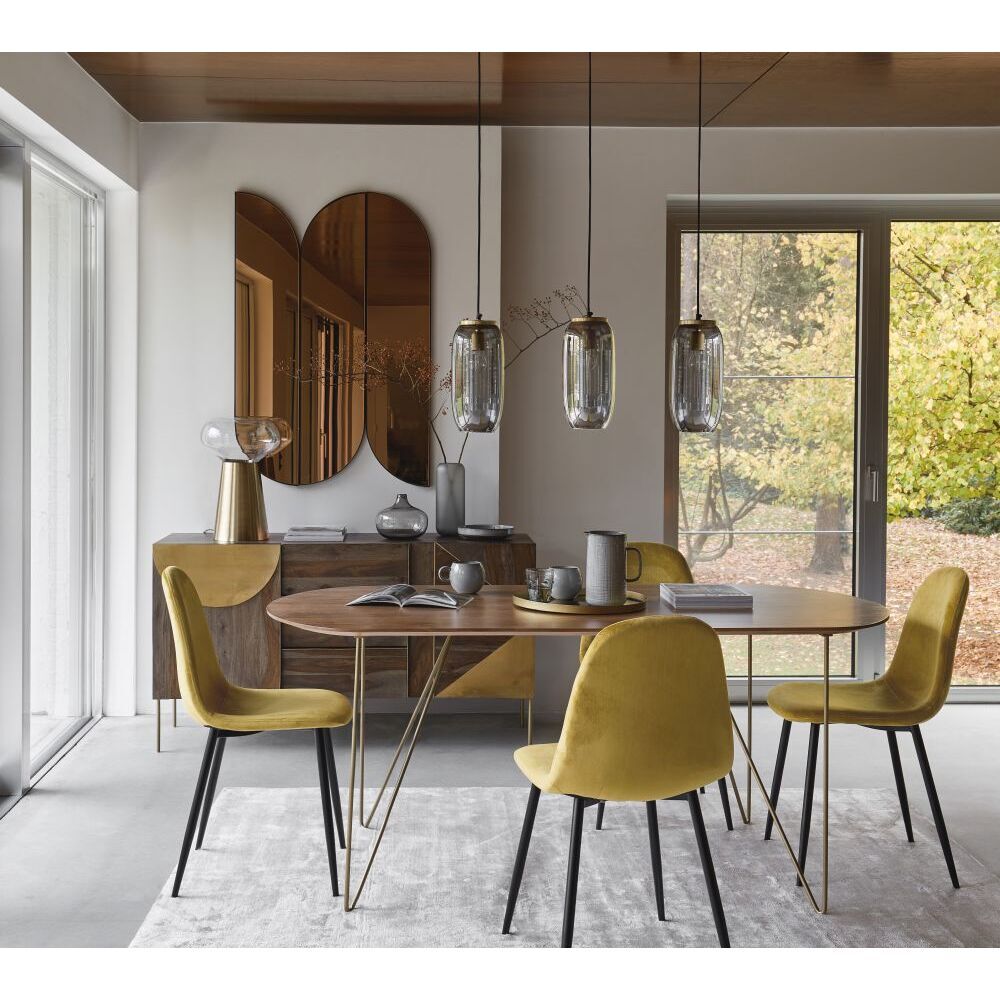 Oval Acacia 6-Seater Dining Table W175 – image 5
