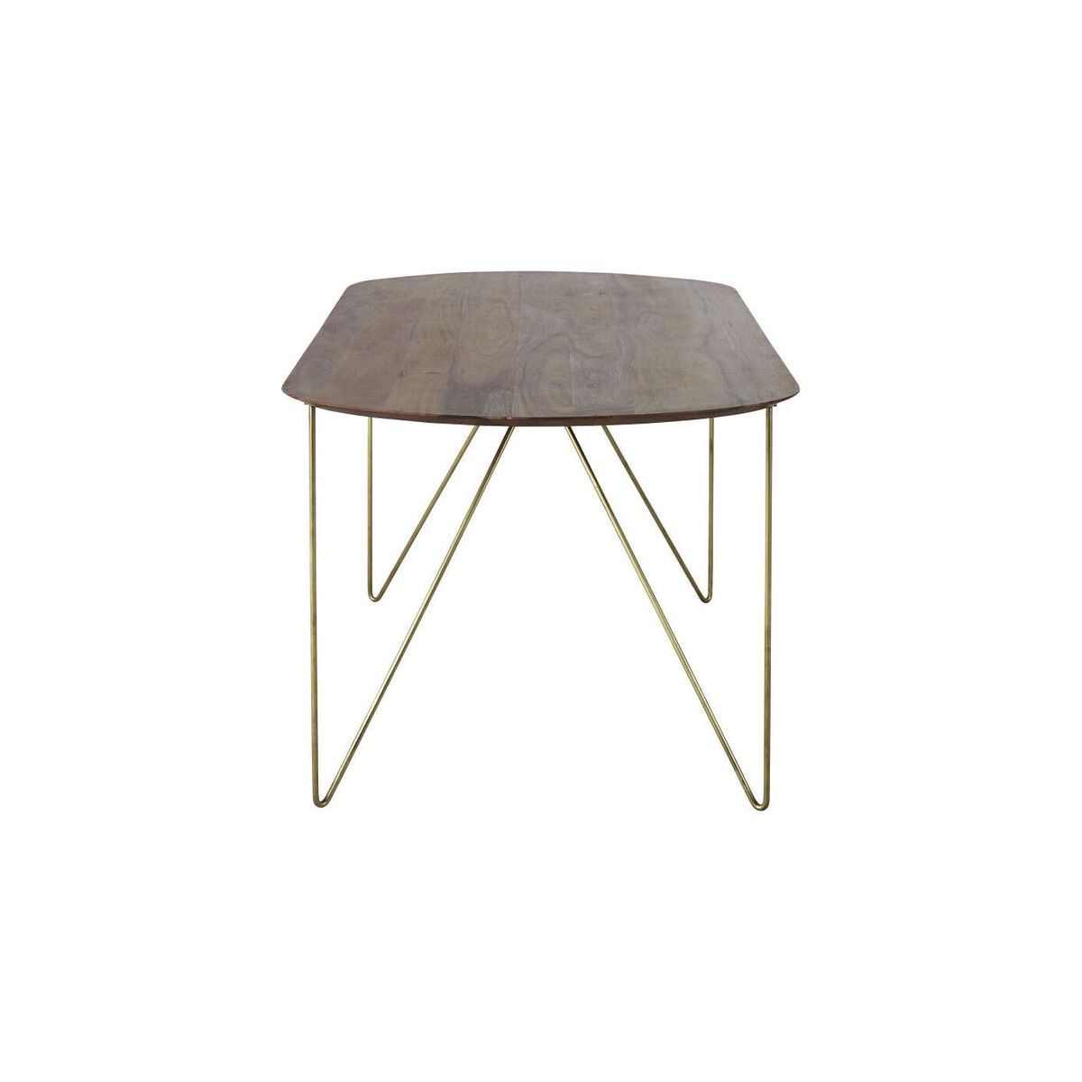 Oval Acacia 6-Seater Dining Table W175 – image 2