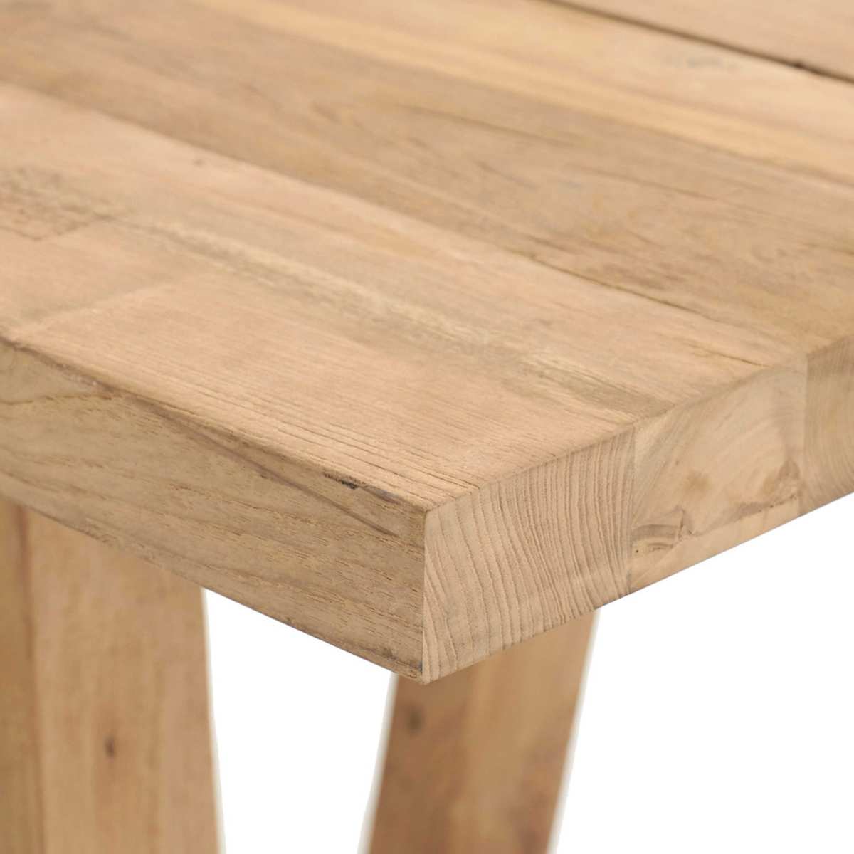 12-14-seater Recycled Teakholz garden table L300 Tecka – image 8