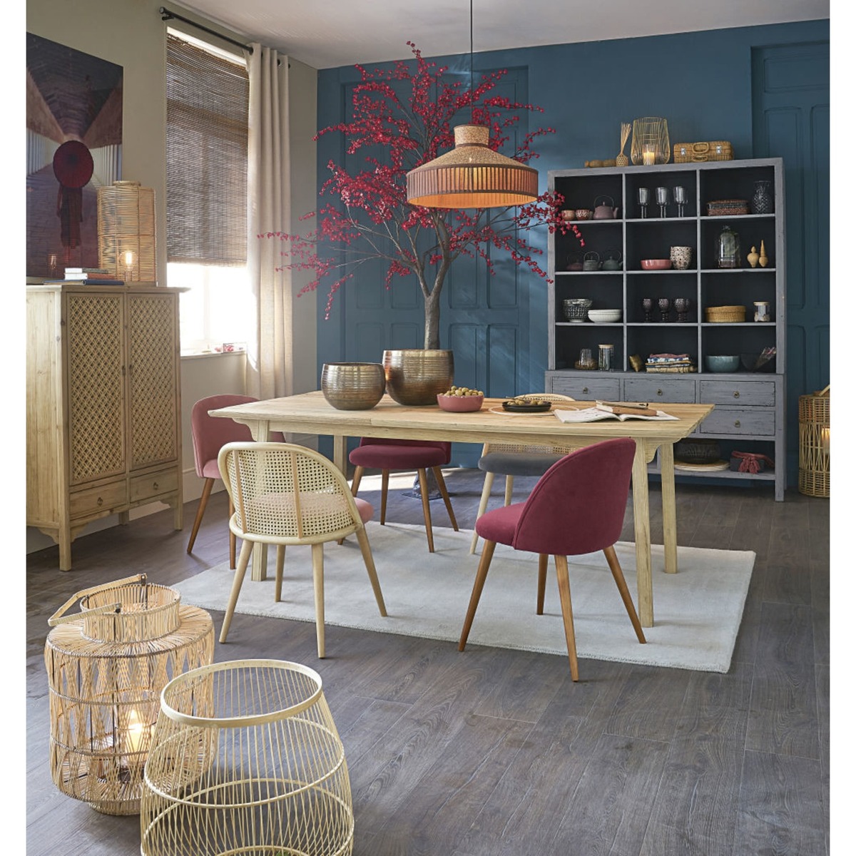 Recycled Elm 6/8-Seater Dining Table W200 Yumi – image 2