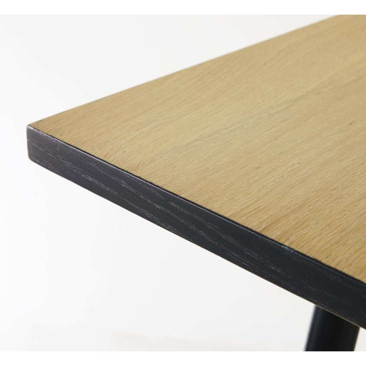 Square 6-8 Seater Dining Table W80 Blackout – image 4