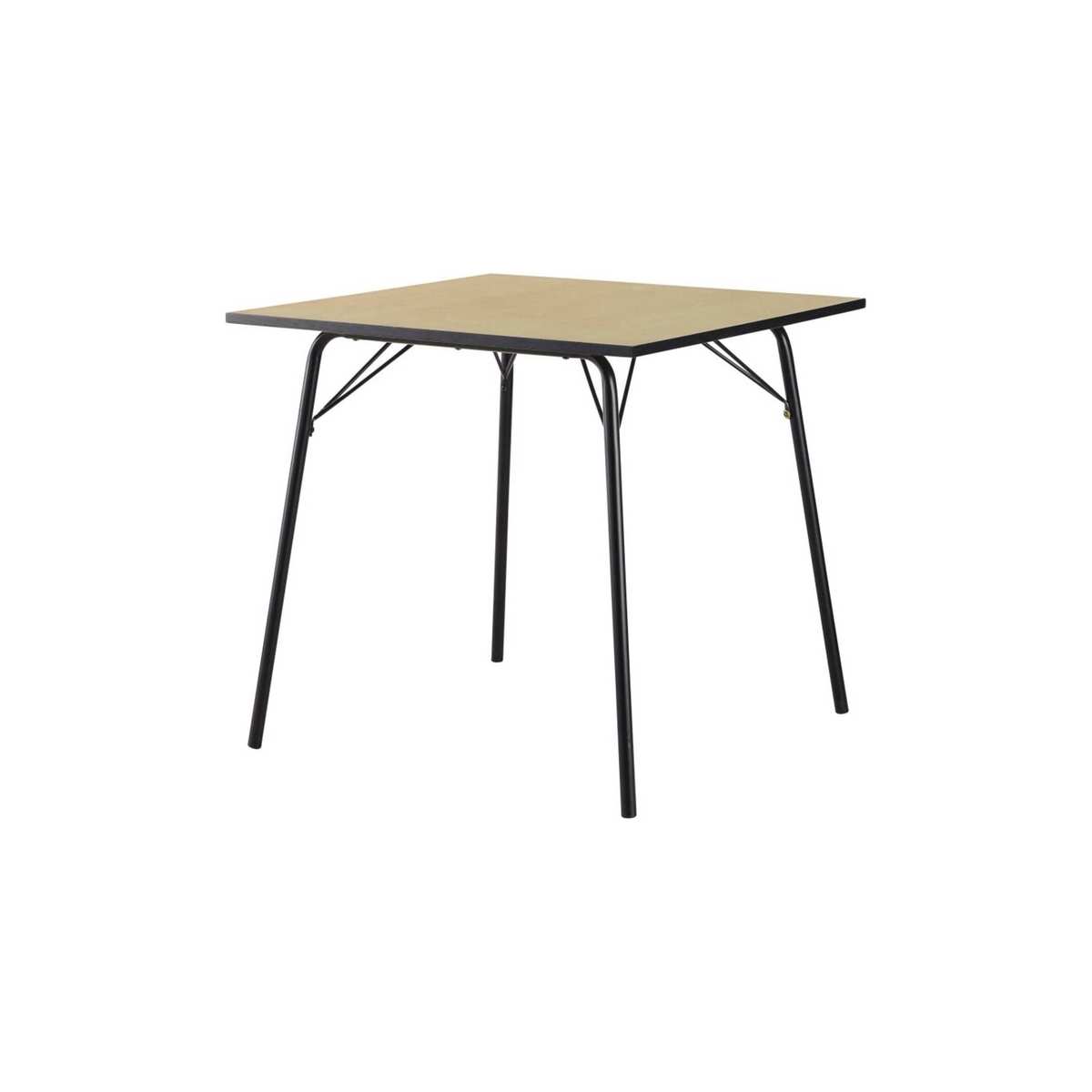 Square 6-8 Seater Dining Table W80 Blackout – image 1