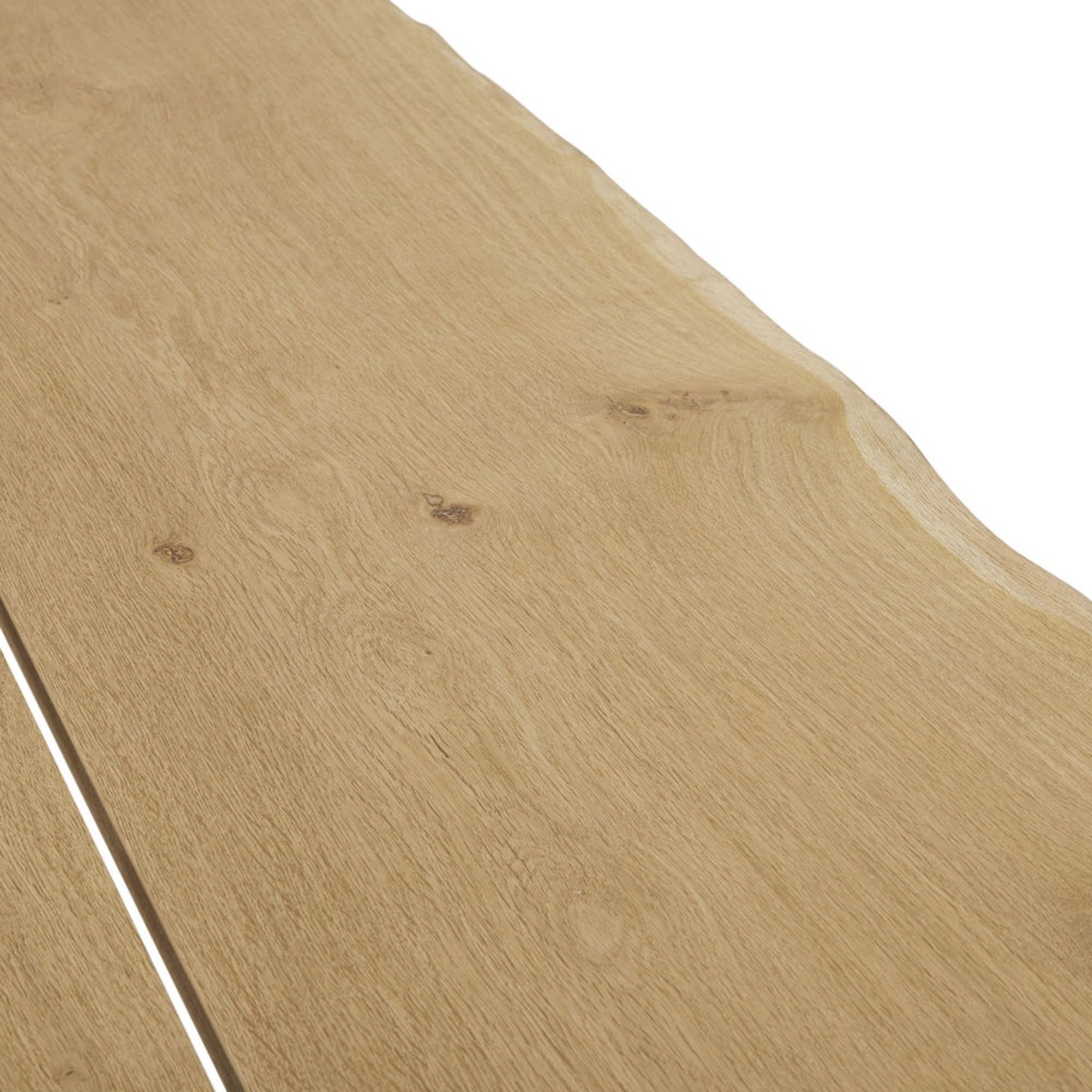 Solid Oak and Black Metal 8-Seater Dining Table Magnus – image 3