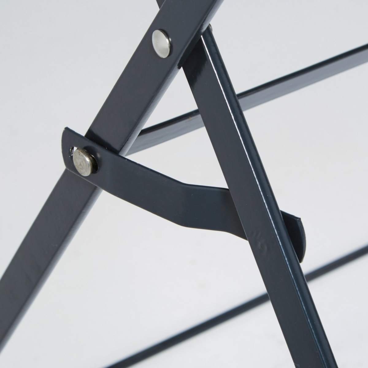 Professional Grey Metal Garden Table L70 Guinguette Pro – image 3