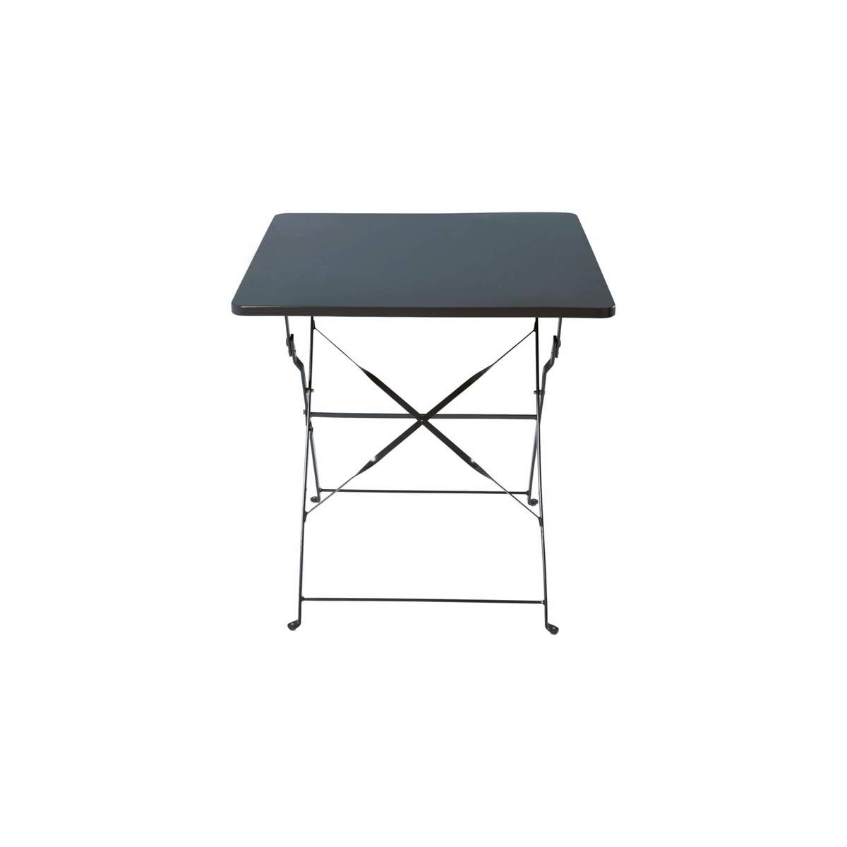 Professional Grey Metal Garden Table L70 Guinguette Pro – image 2