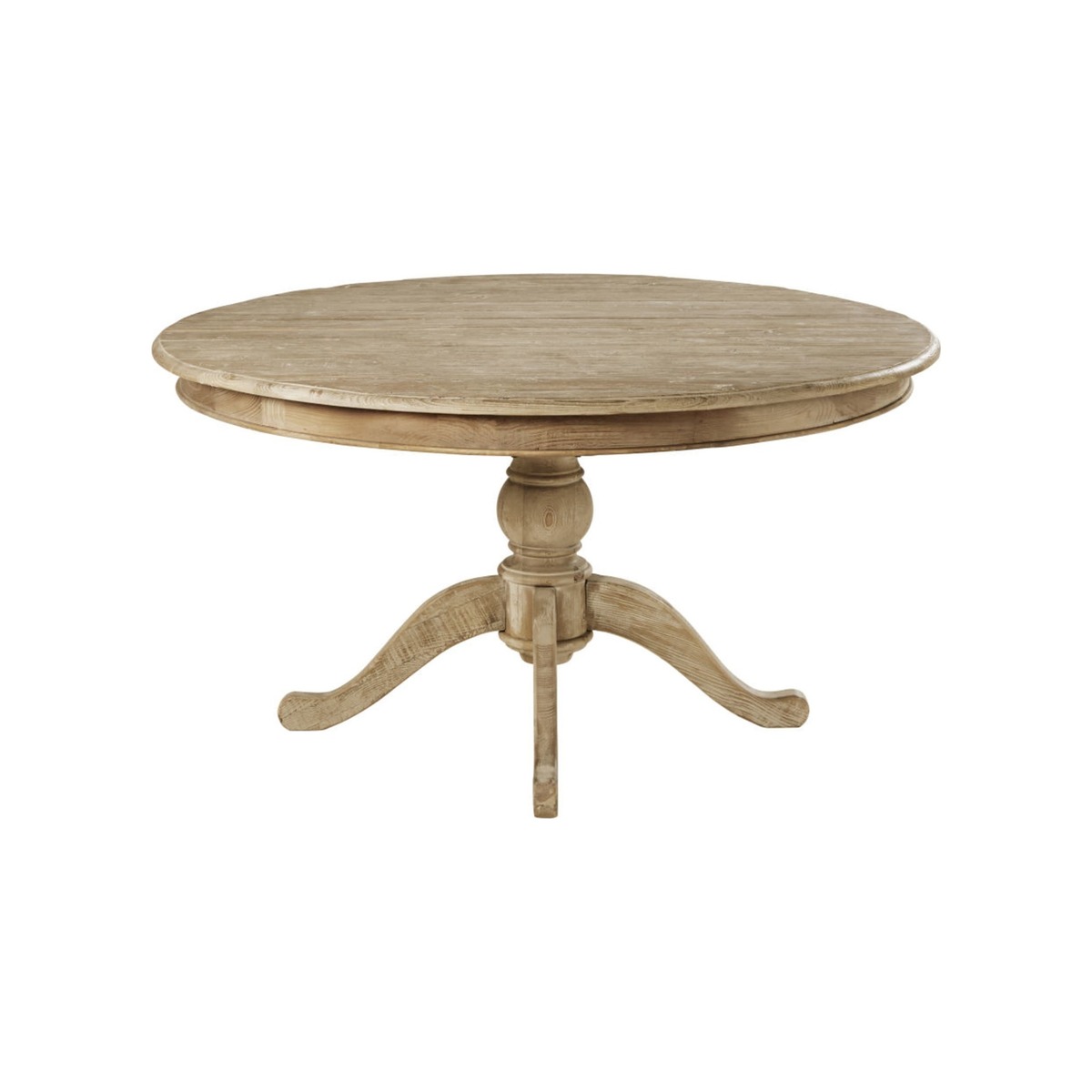 Extendable Dining Table for 6-8 People in Recycled Grey Fir W140-180 Neuilly – image 1