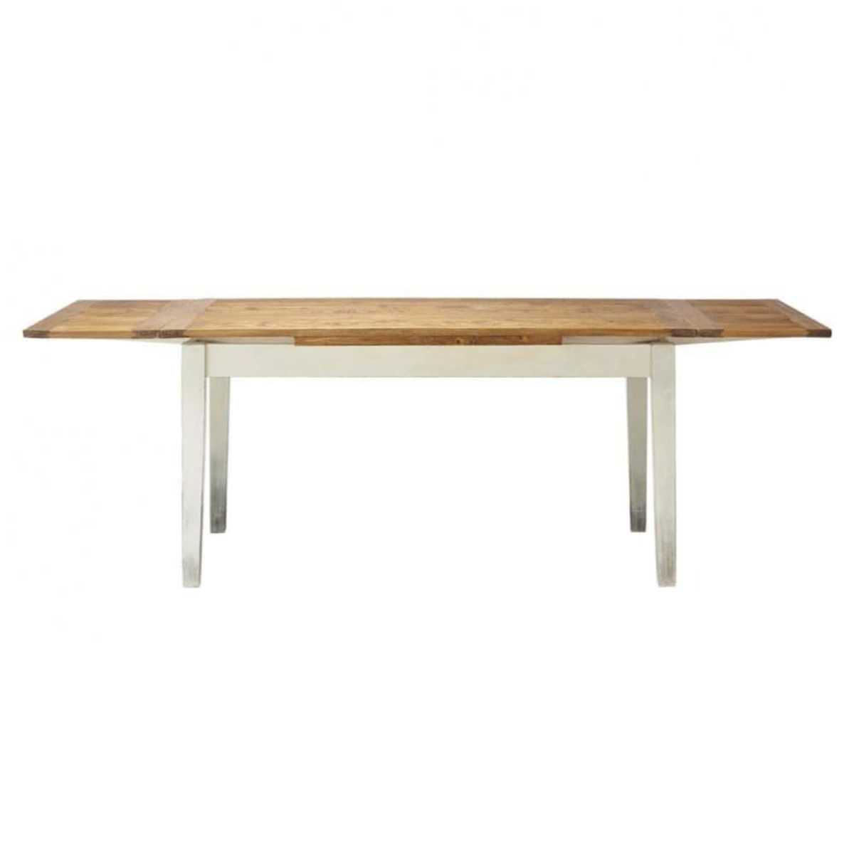 Solid Poplar Extending Dining Table L 160 Tradition – image 3