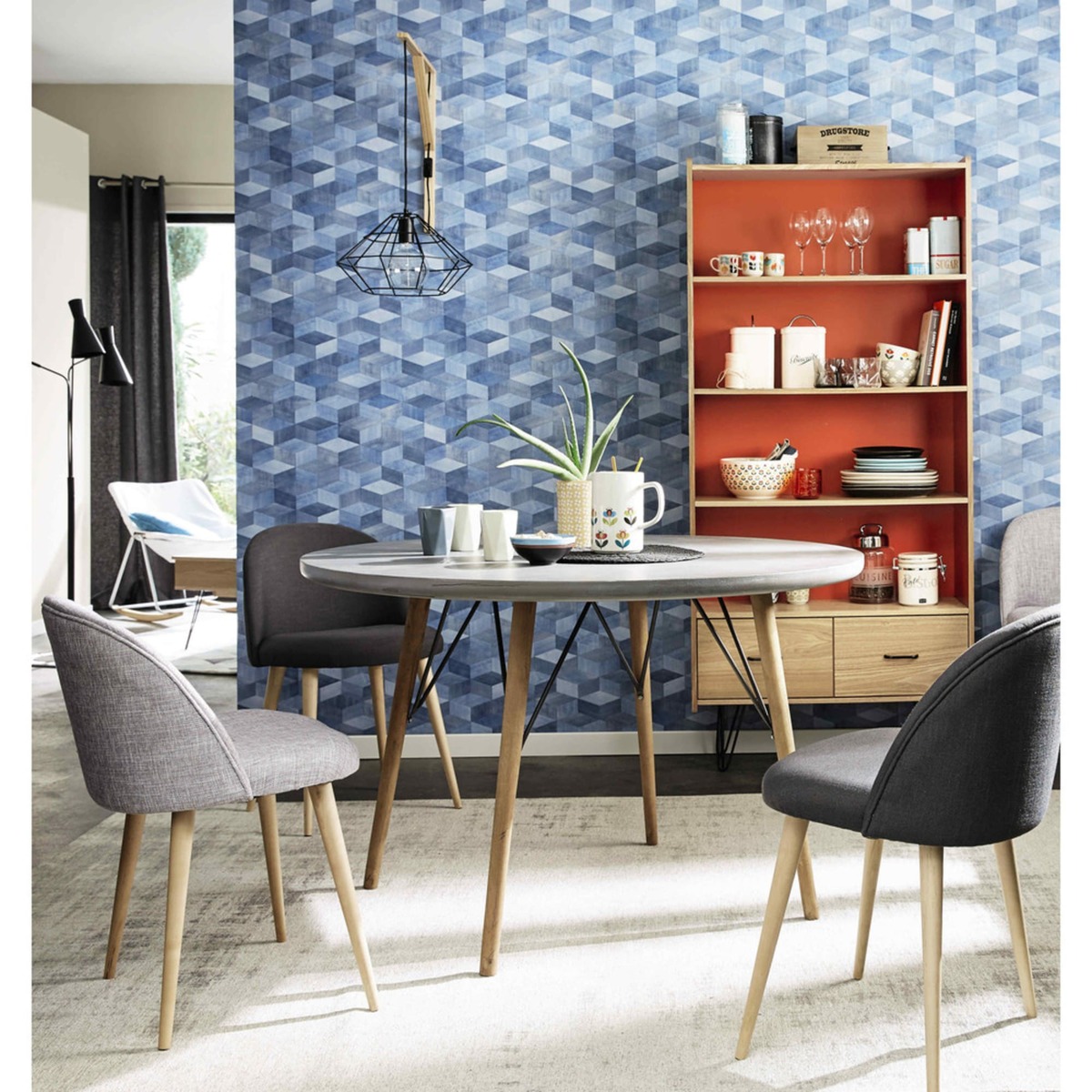 4-Seater Round Dining Table D120 Cleveland – image 5