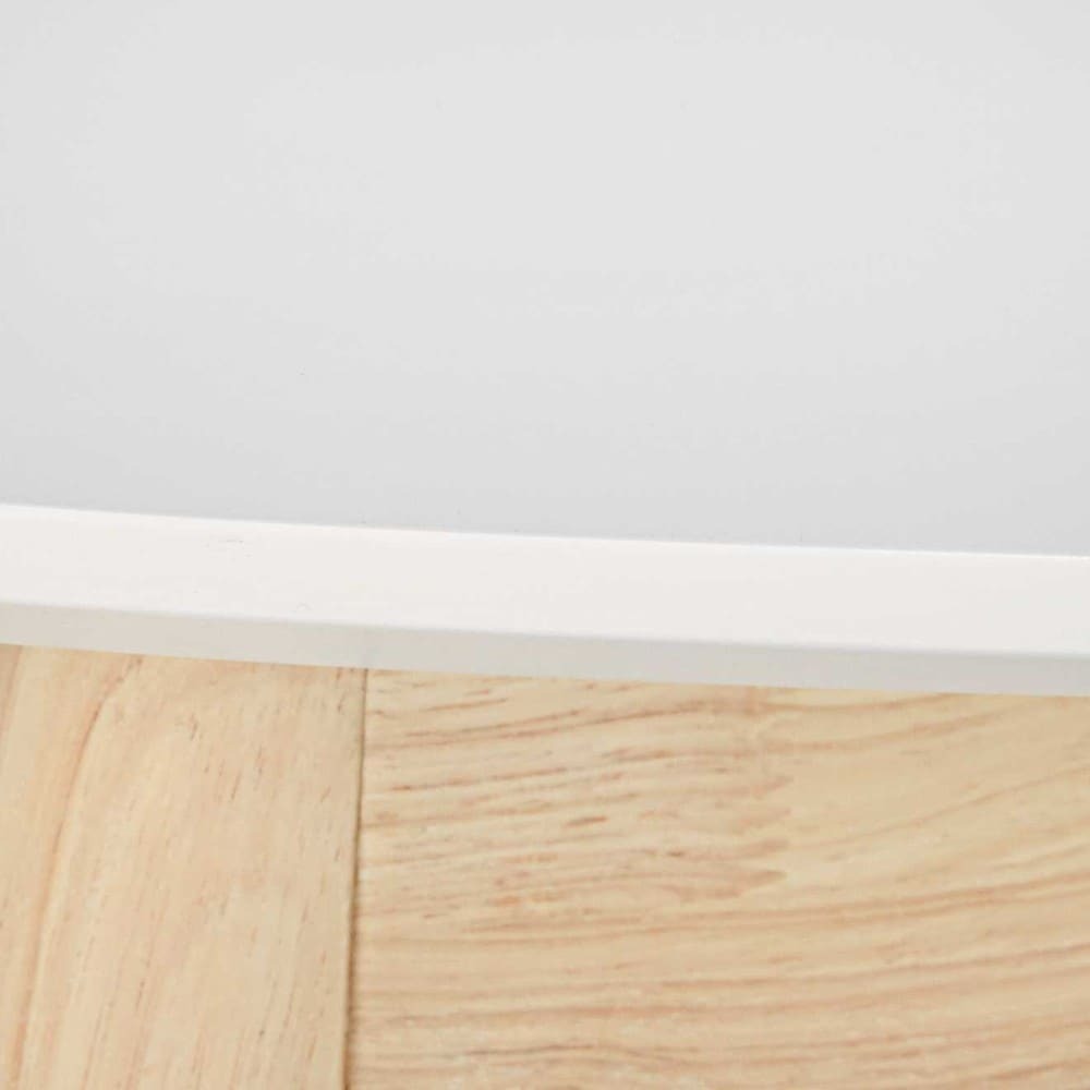 4/5-Seater White Scandinavian Dining Table L150 – image 2