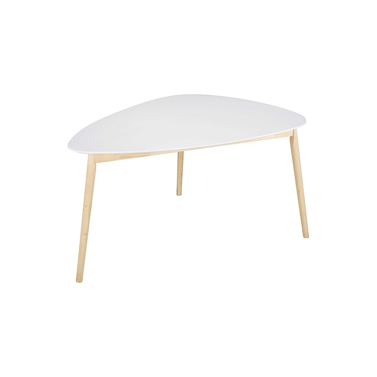 4/5-Seater White Scandinavian Dining Table L150 – image 1