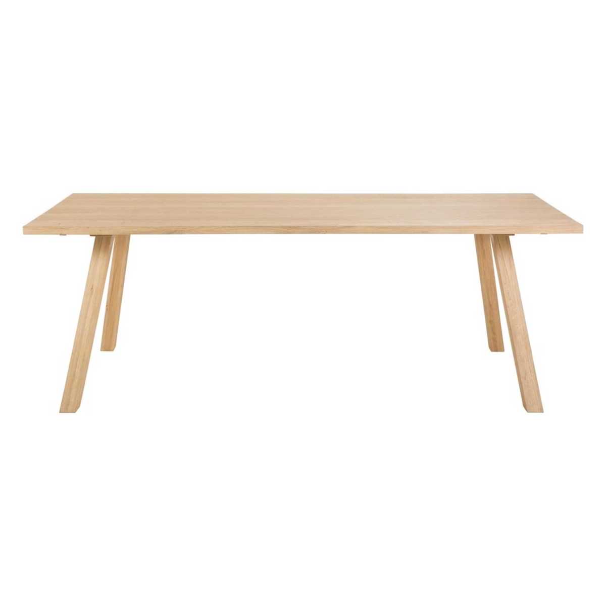 Solid Oak 6-Seater Dining Table W 220 cm Norman – image 2