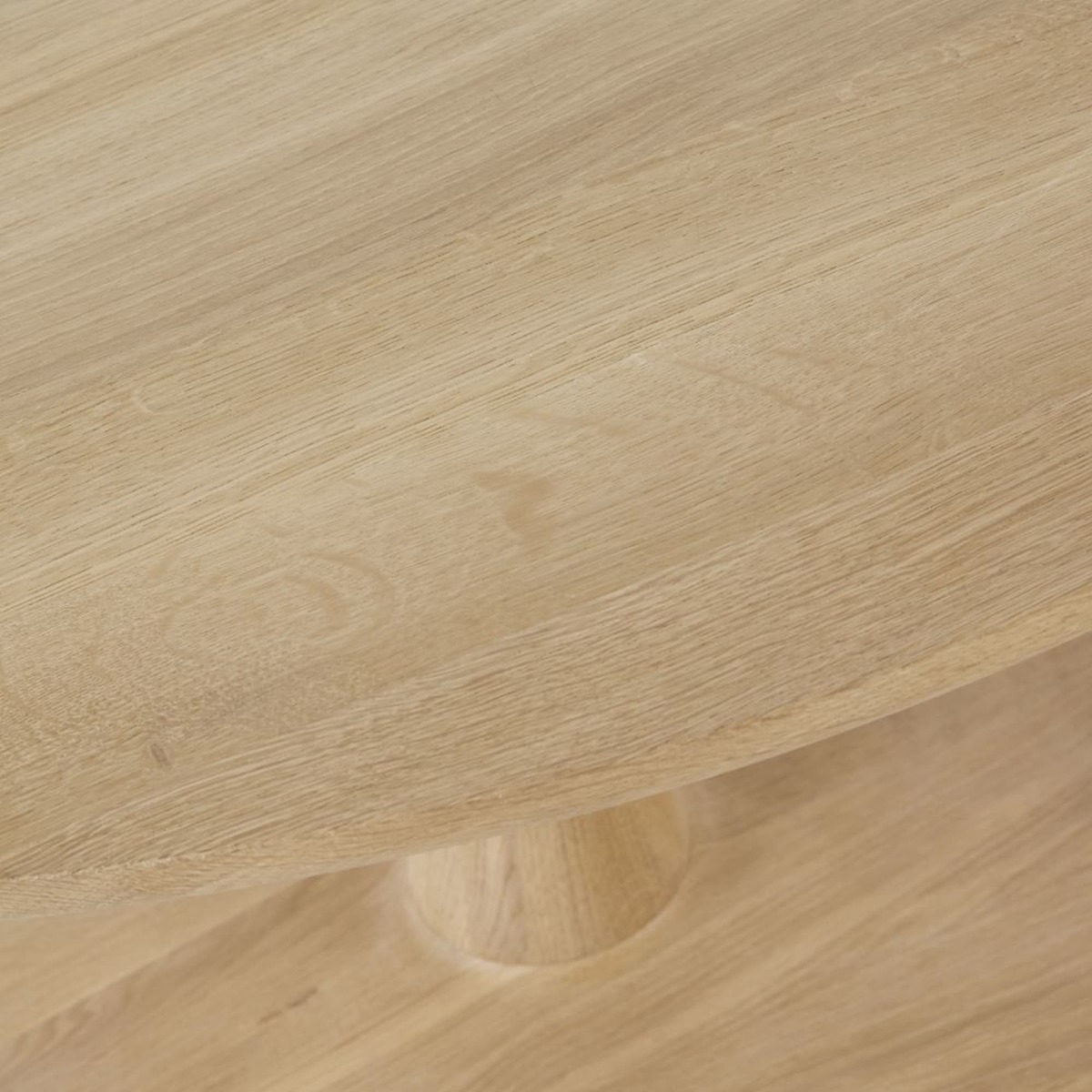 Round Oak 5/6-Seater Dining Table D127 Jay – image 2
