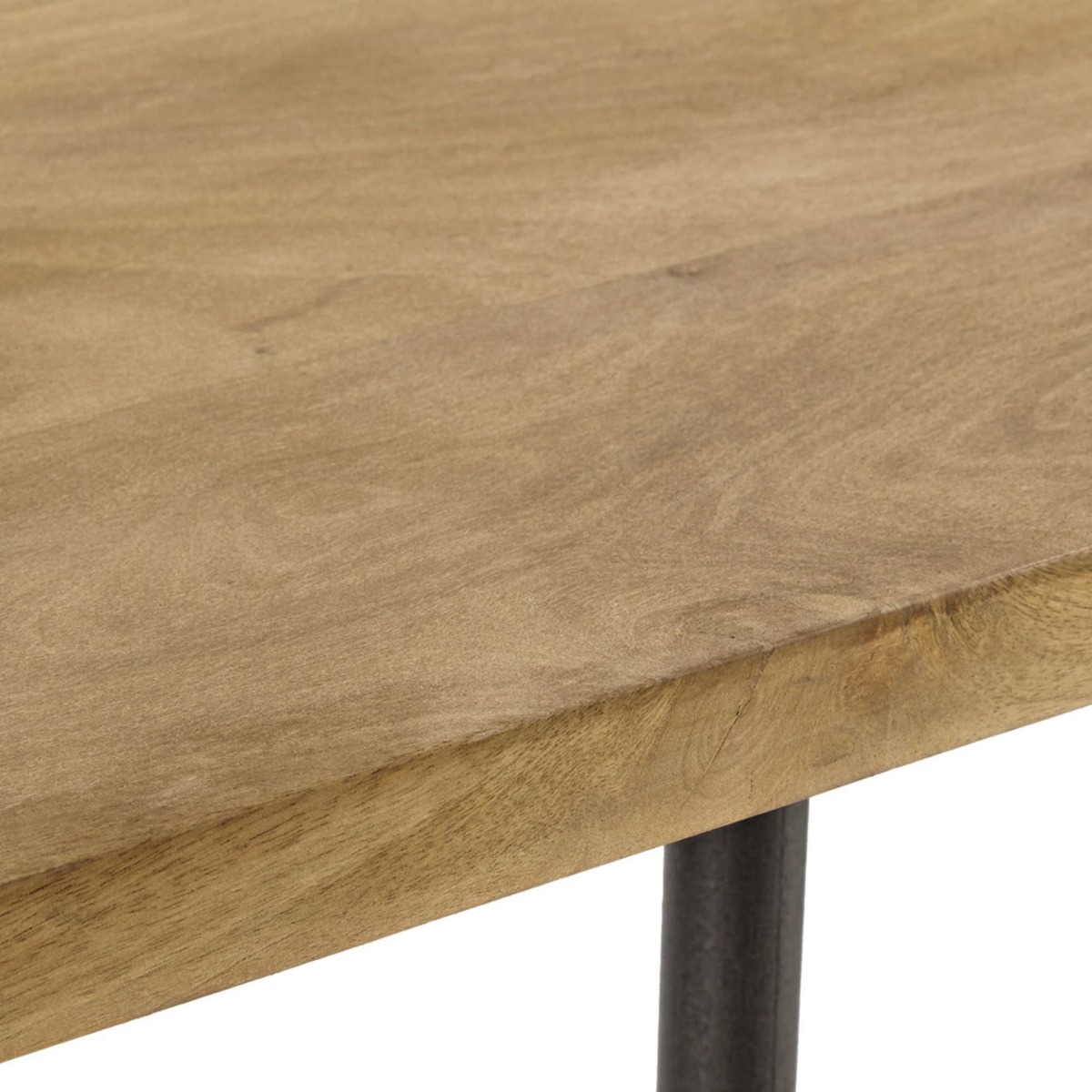 Solid mango wood dining table W 200cm Arty – image 3