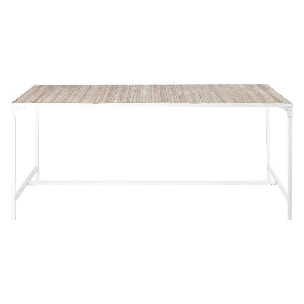 White Metal 6/8-Seater Dining Table – image 2