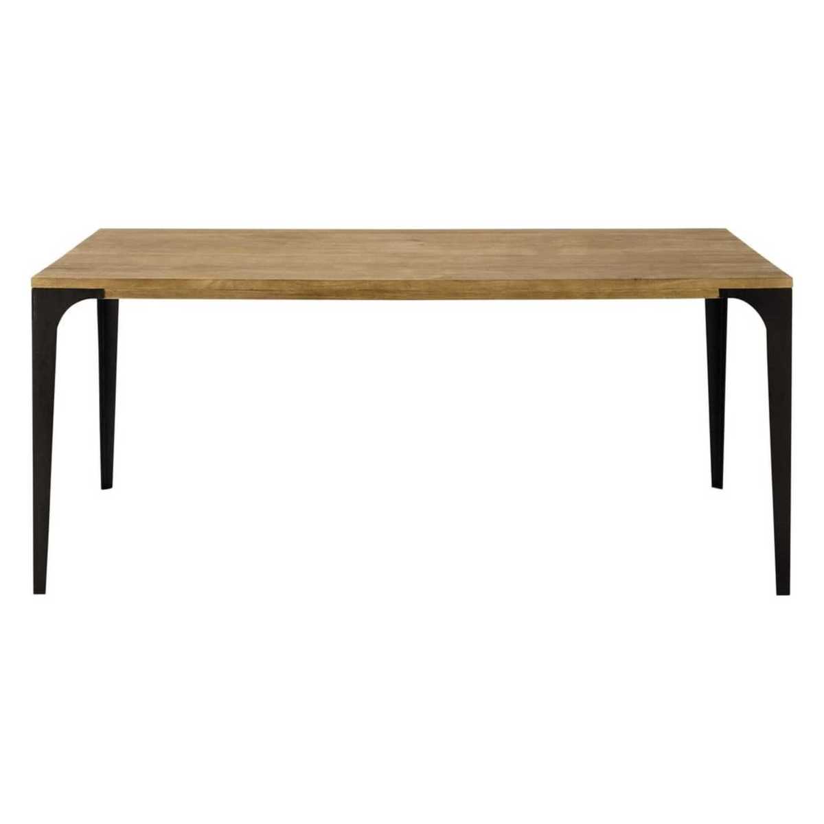 Solid mango wood dining table L180 Metropolis – image 2