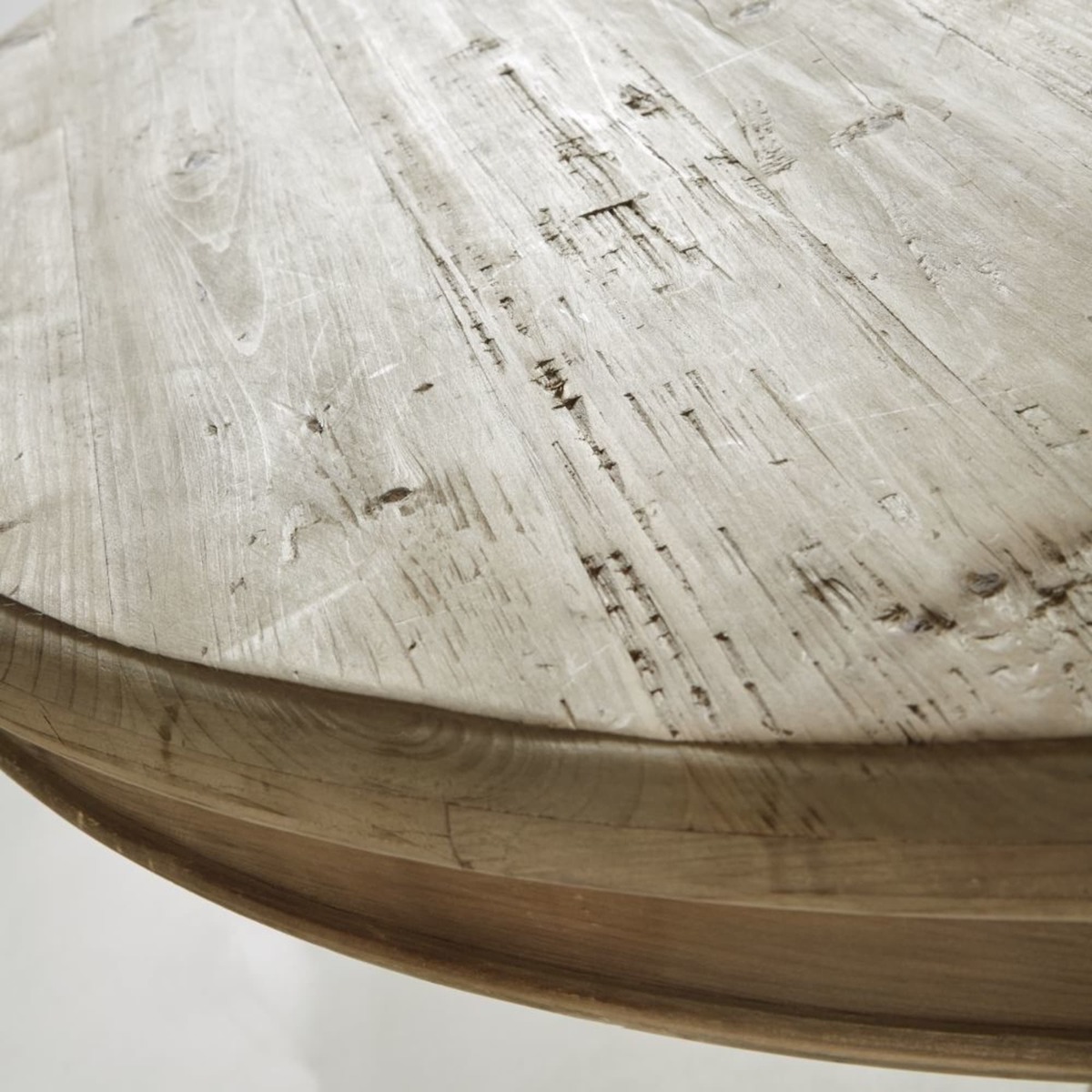 Round Recycled Pine 6-7 Seater Dining Table D140 Spinoza – image 6
