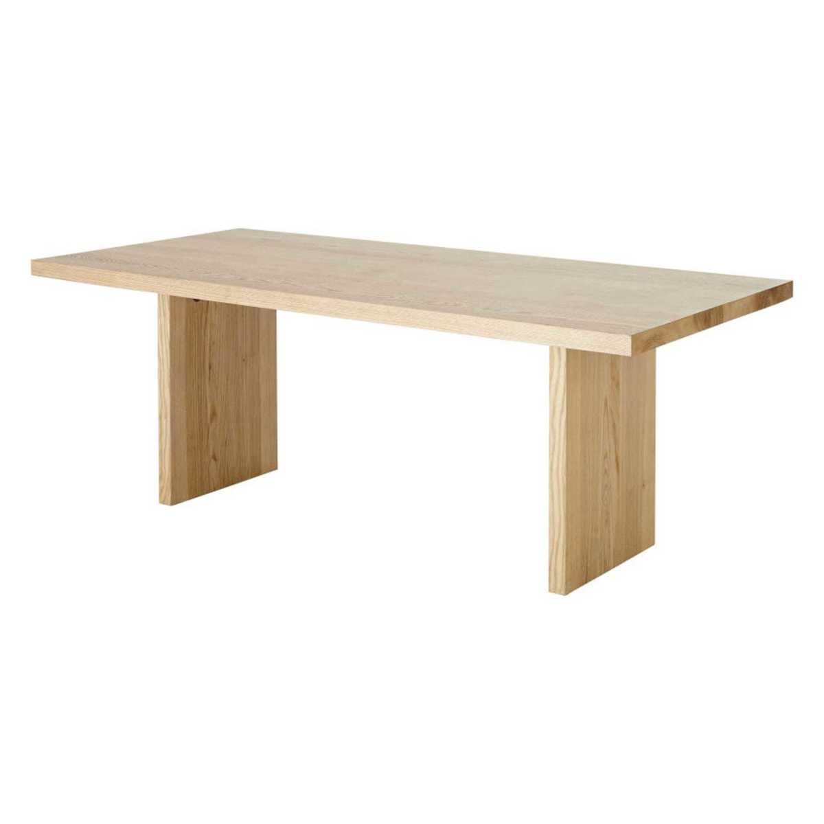 Solid Ash 6-8 Seater Dining Table W200 Eole – image 1