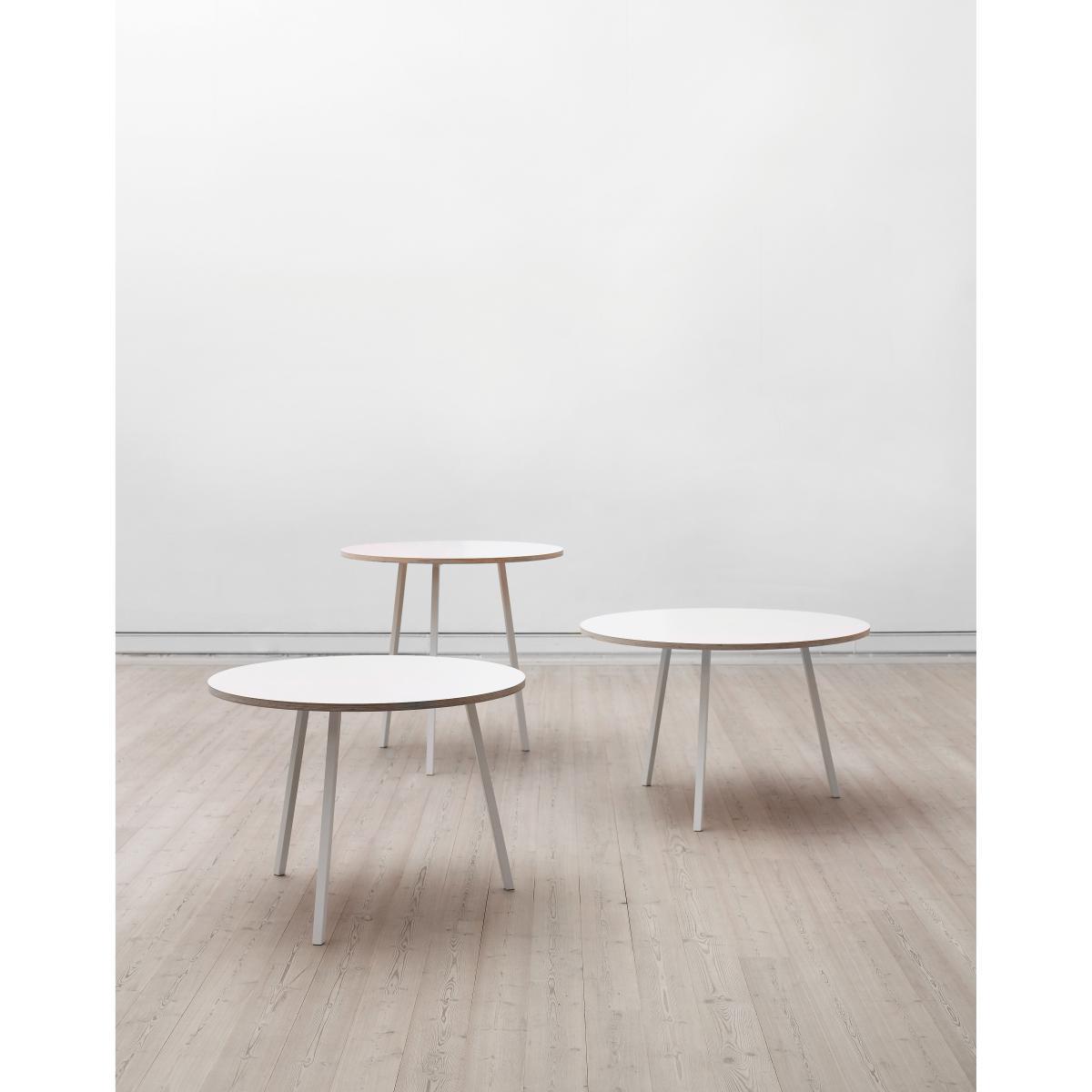 Loop Round table - Ø 120 cm by Hay White – image 2