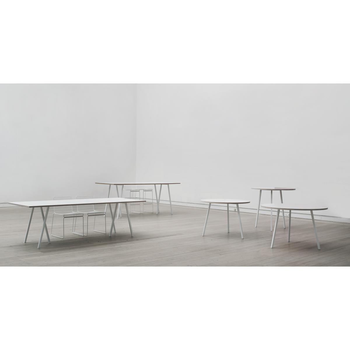 Loop Round table - Ø 120 cm by Hay White – image 3