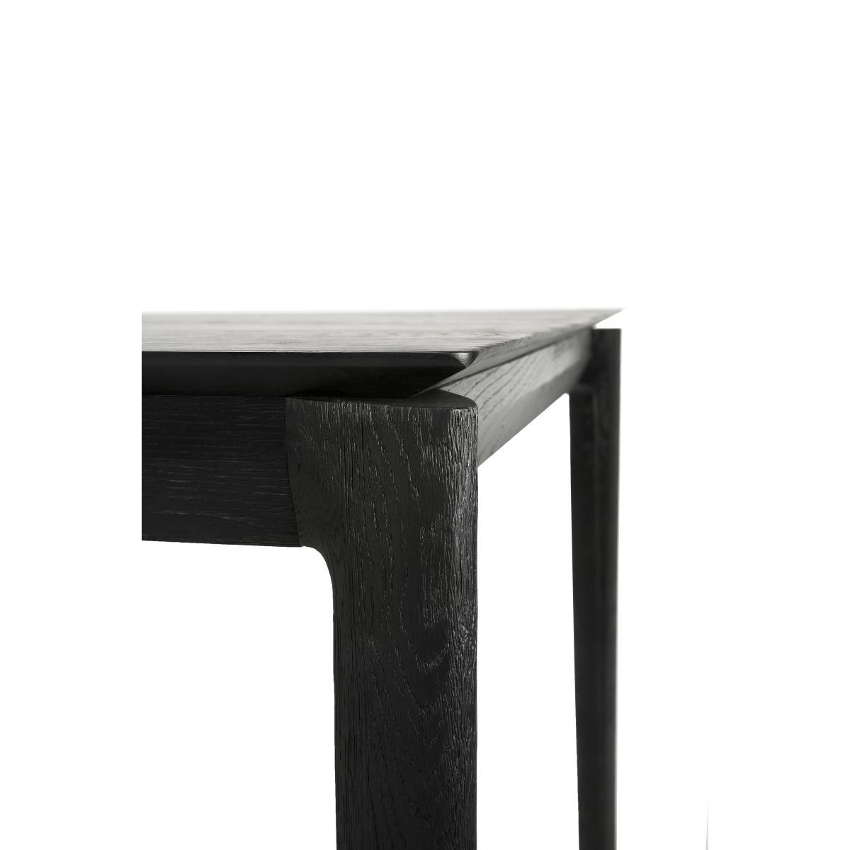 Bok Rectangular table - / Solid oak 220 x 95 cm - 8 people by Ethnicraft Black – image 2