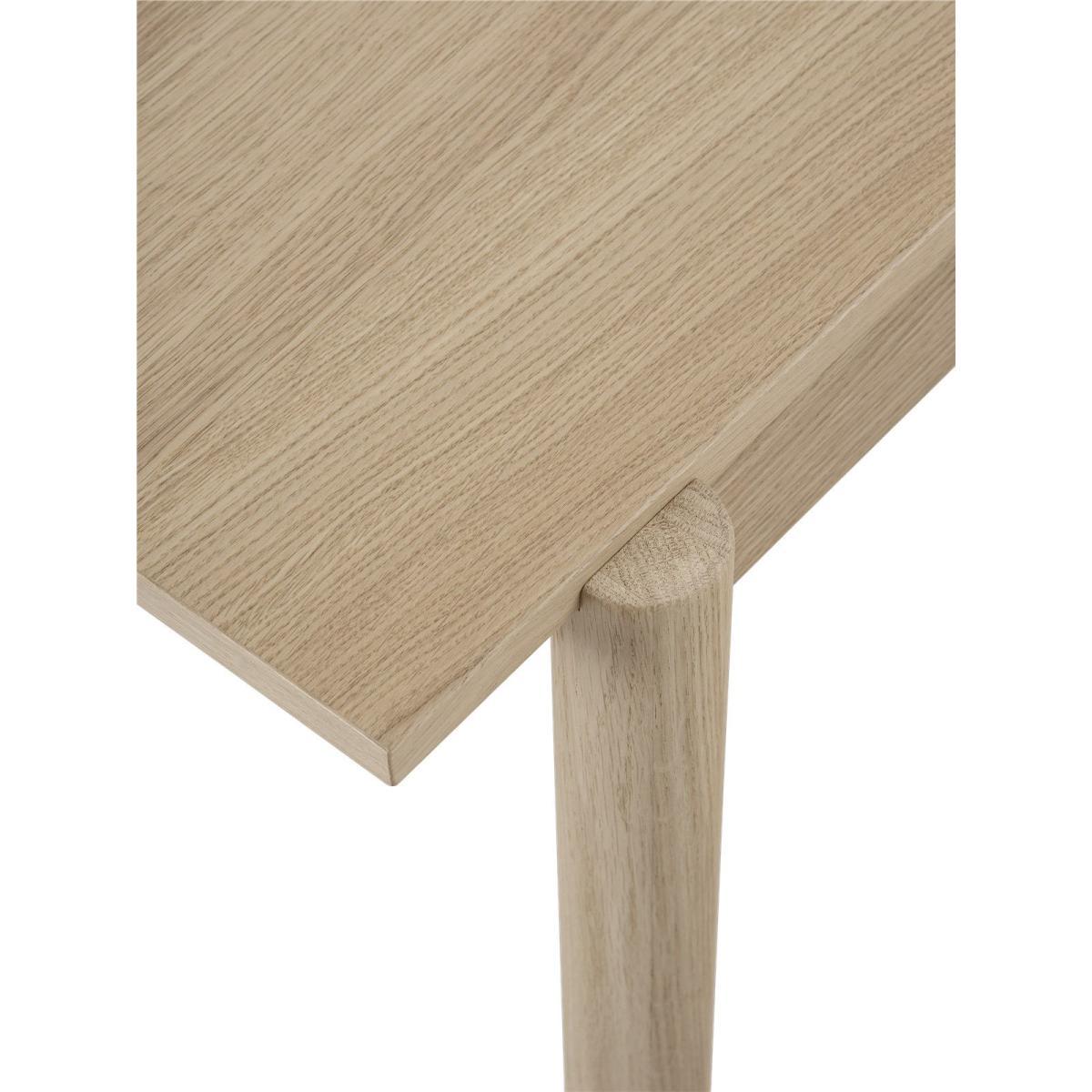 Linear WOOD Rectangular table - / Wood - 200 x 90 cm by Muuto Natural wood – image 3