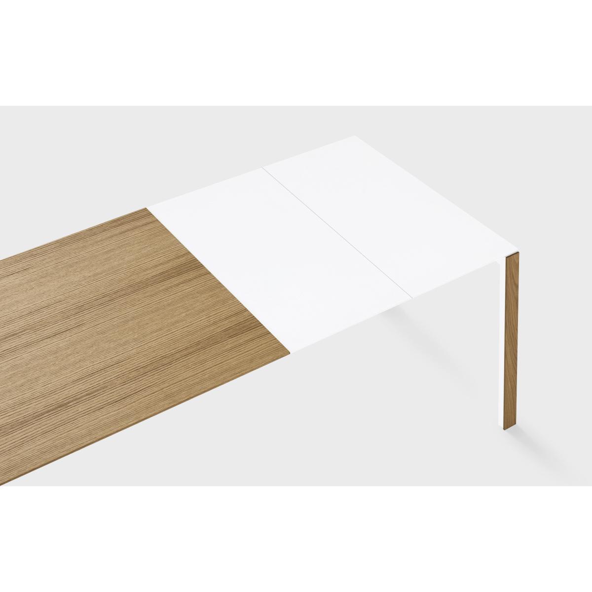 Thin-K Extending table - / Oak - L 150 to 230 cm by Kristalia White/Natural wood – image 5
