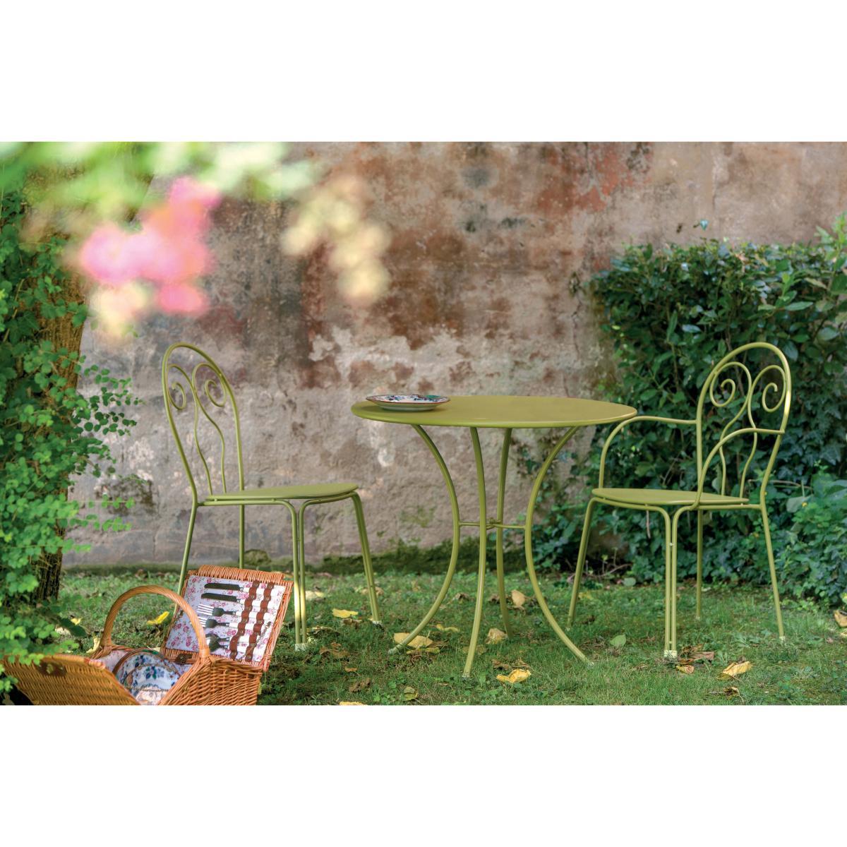 Pigalle Round table - / Metal - Ø 80 cm by Emu White – image 2