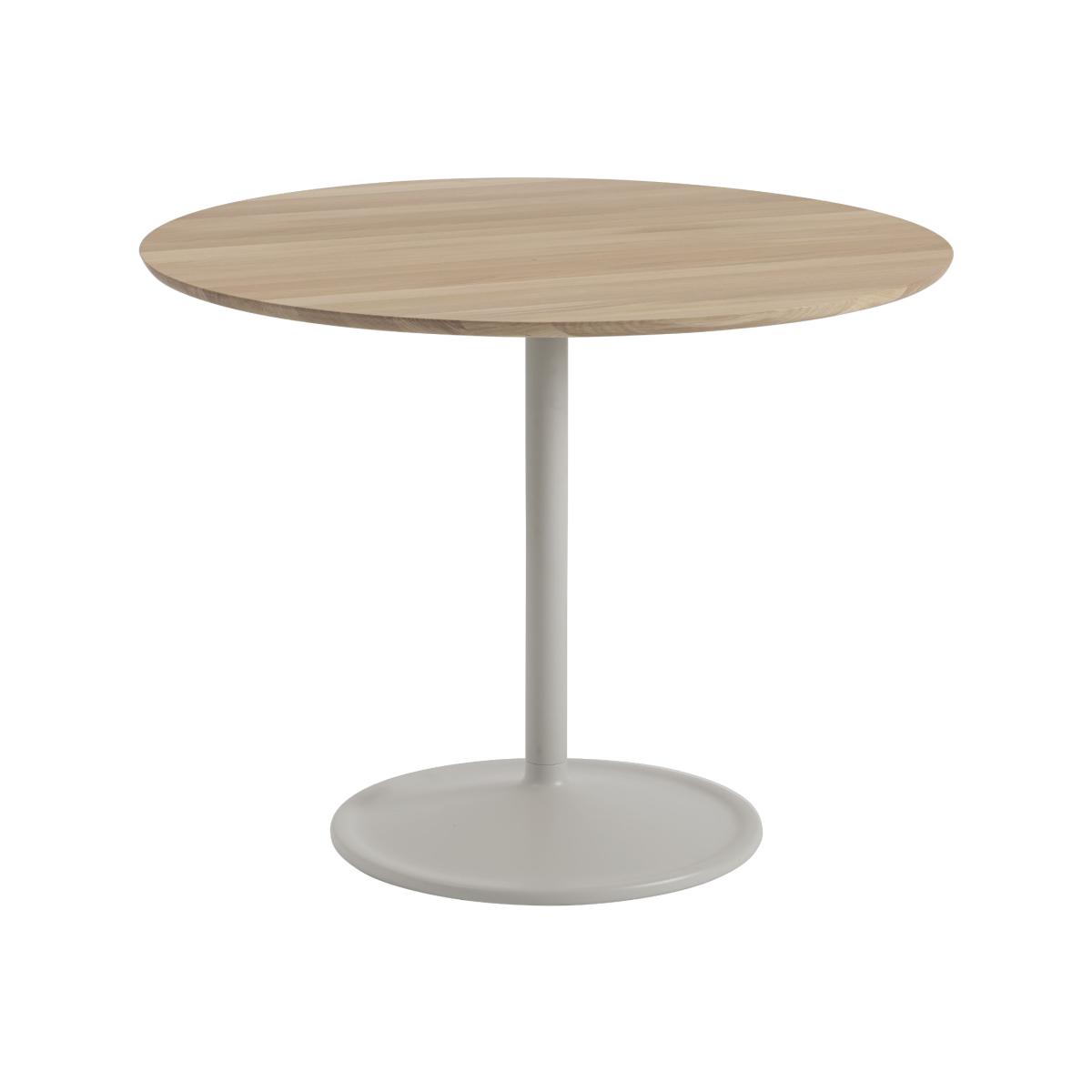 Soft Round table natural wood / Ø 95 x H 73 cm - Muuto