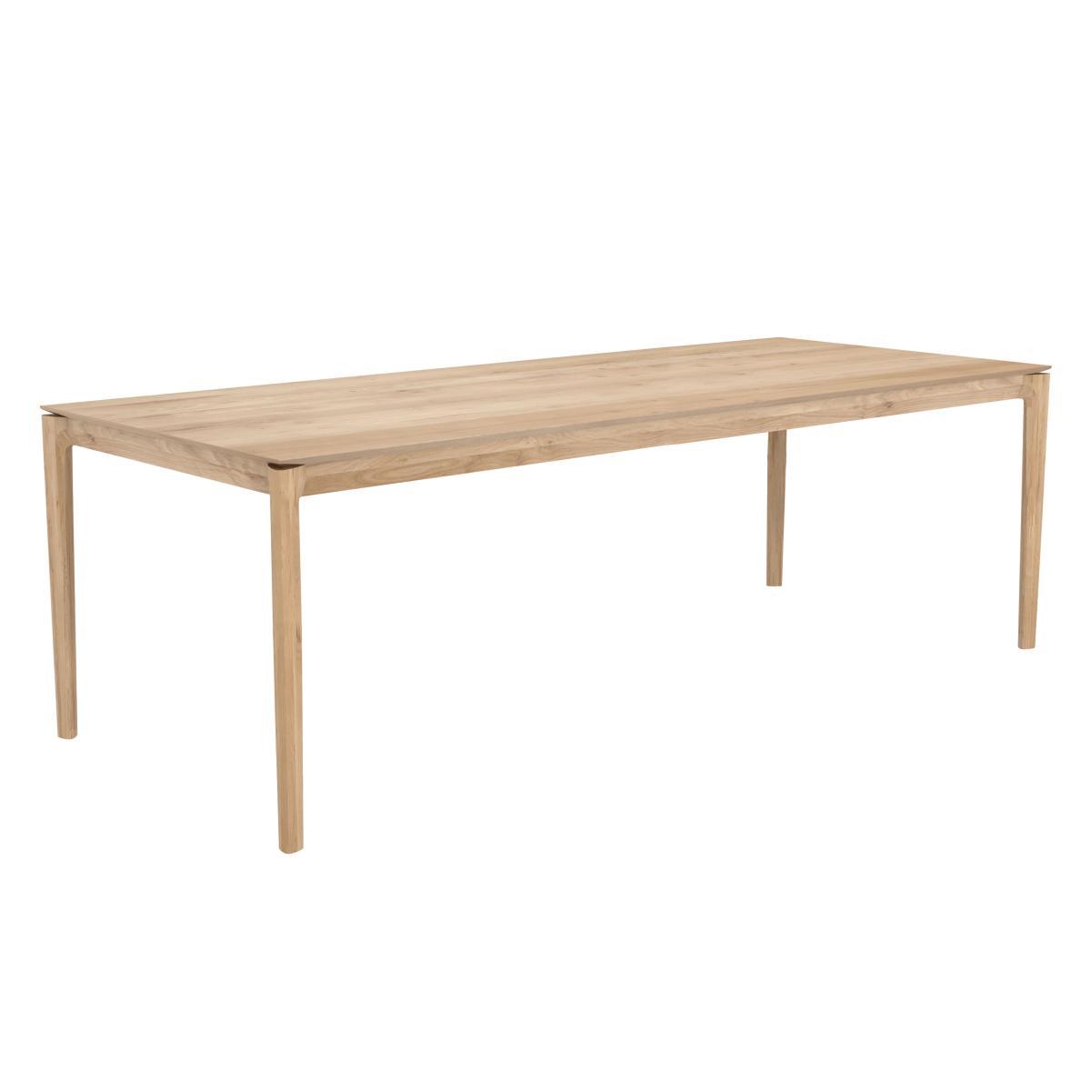 Bok Rectangular table - / Solid oak 240 x 100 cm / 10 people by Ethnicraft Natural wood – image 2