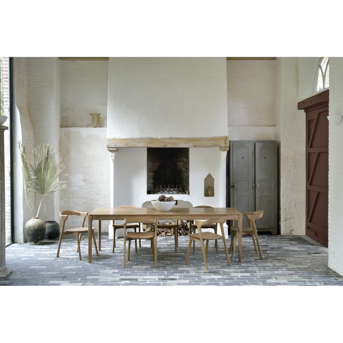 Bok Rectangular table - / Solid oak 240 x 100 cm / 10 people by Ethnicraft Natural wood – image 3