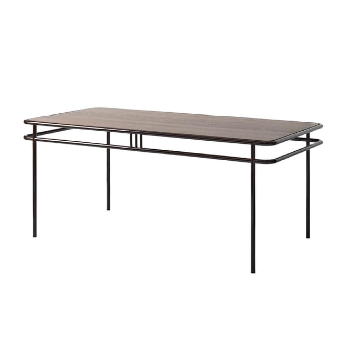 UD Rectangular table wood brown / 180 x 90 cm - 8 people - Tolix – image 1
