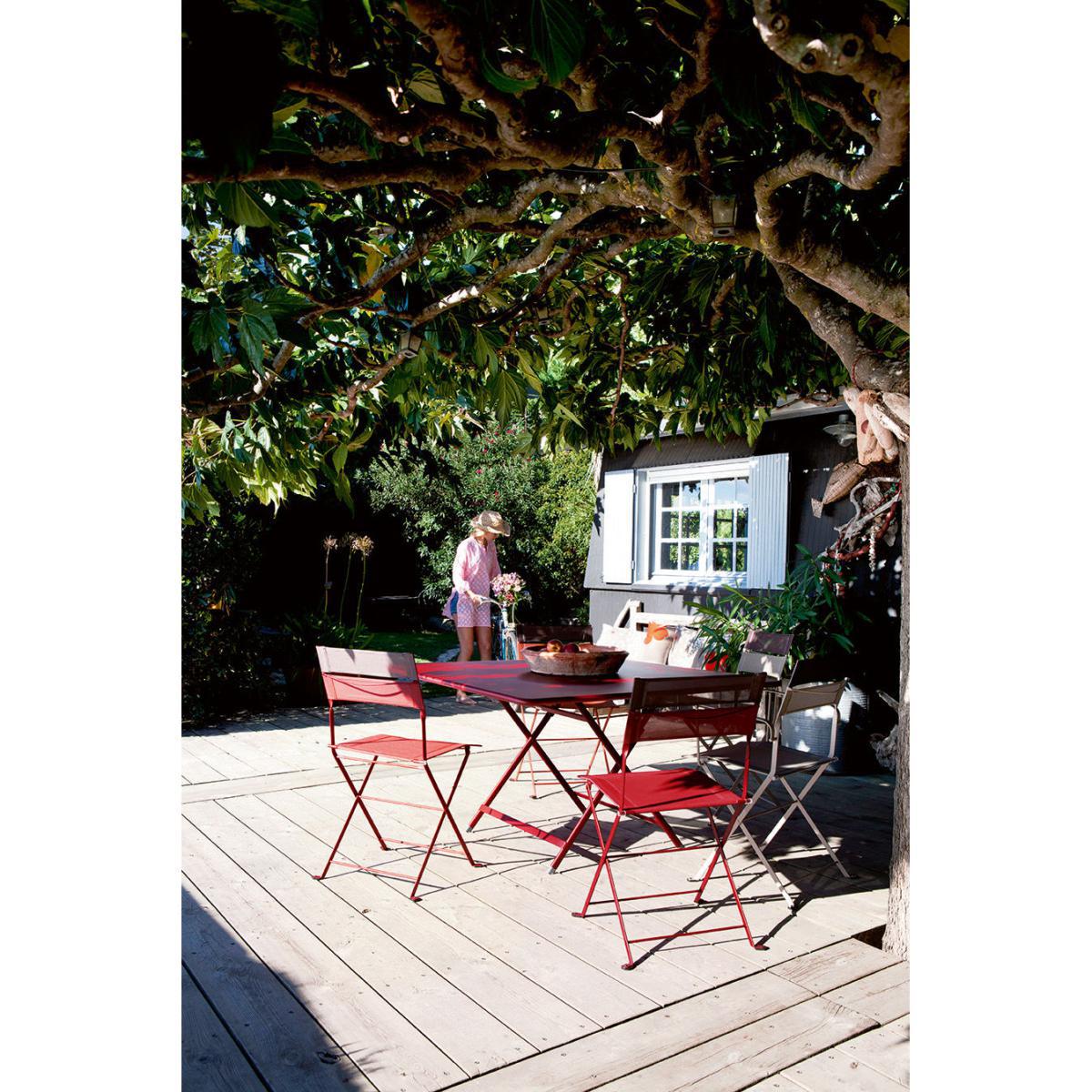 Caractère Foldable table by Fermob Black – image 3