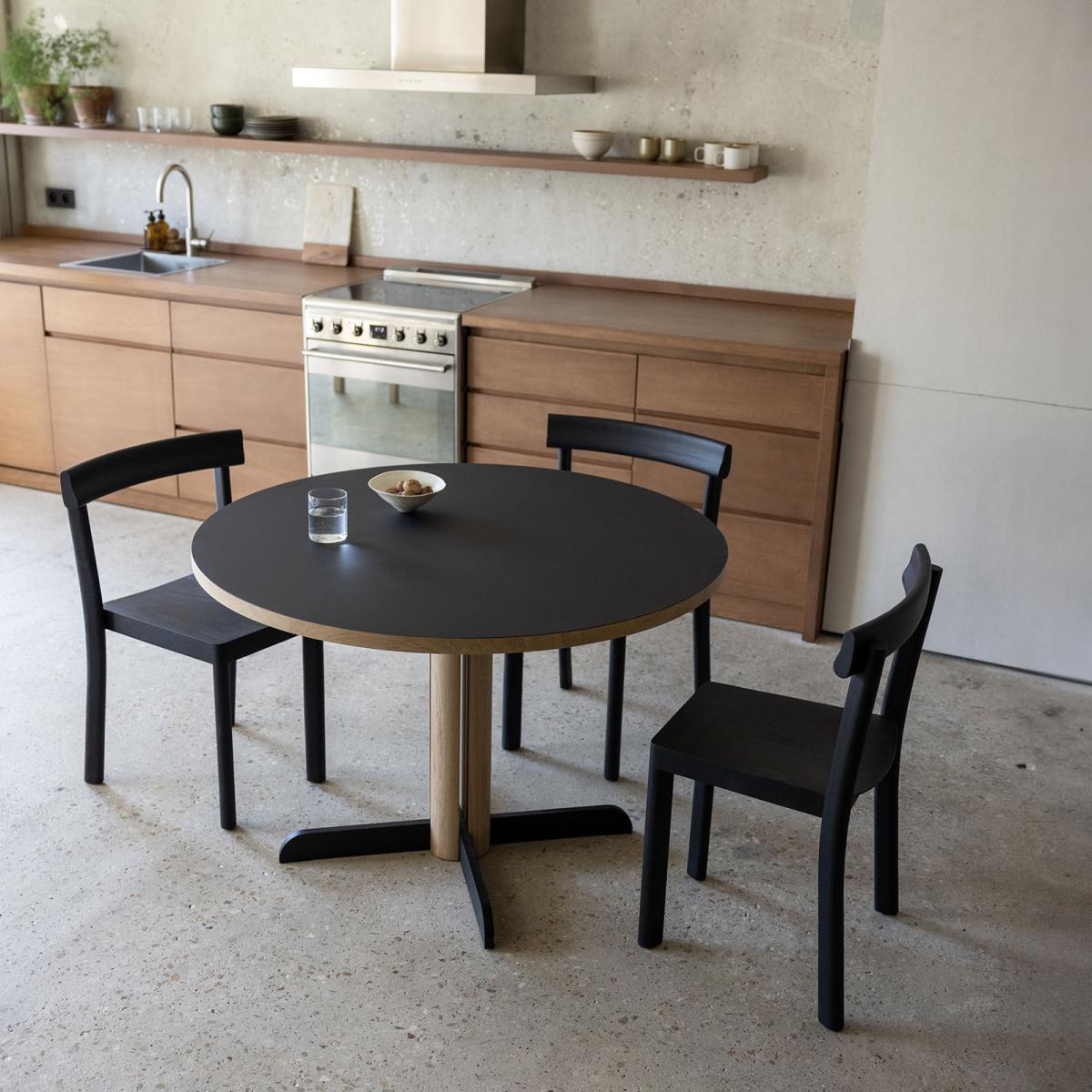 Toucan Round table wood black / Ø 110 cm - KANN DESIGN – image 3