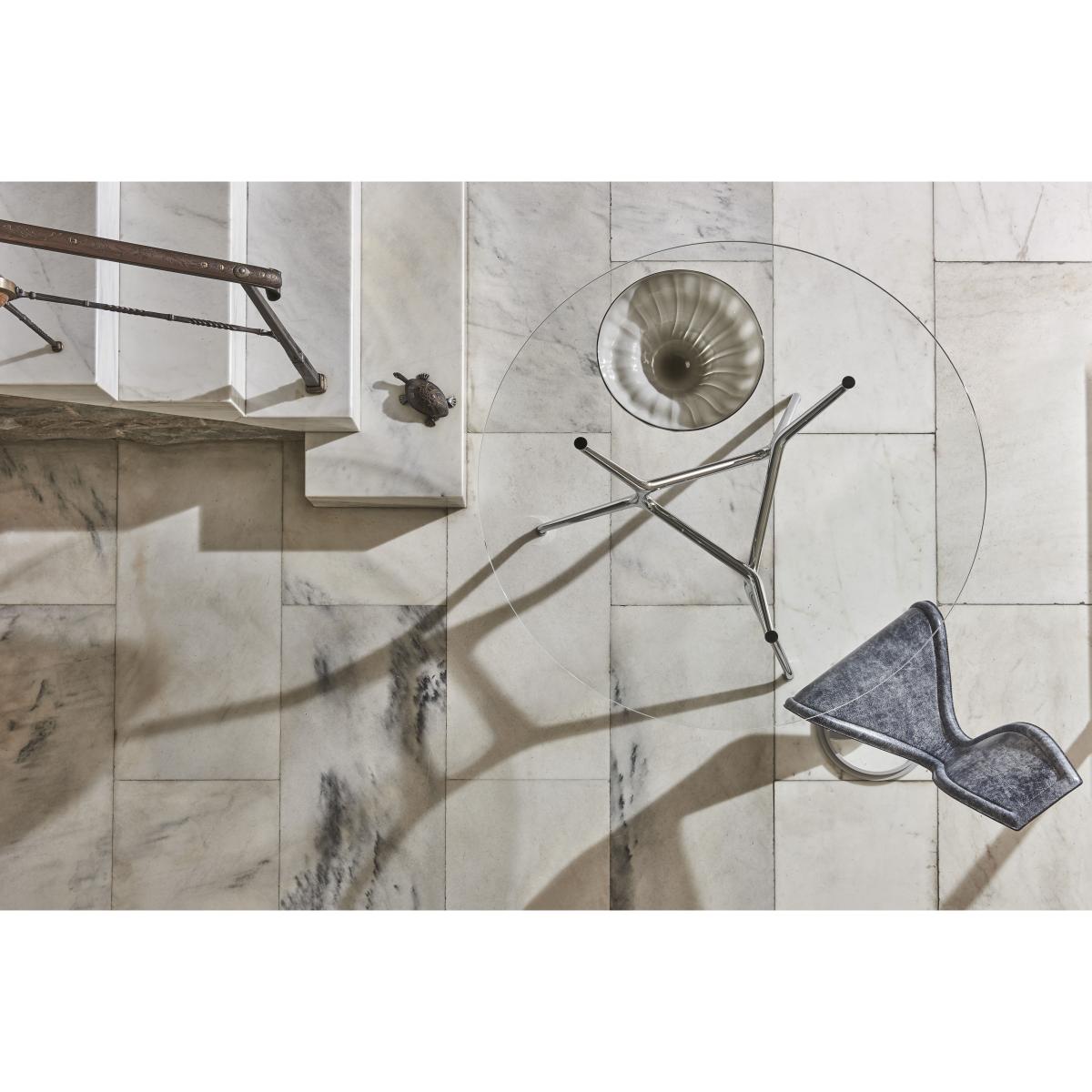Branch Round table - / Jakob Wagner, 2012 - Ø 130 cm - Glass by Cappellini Transparent – image 4