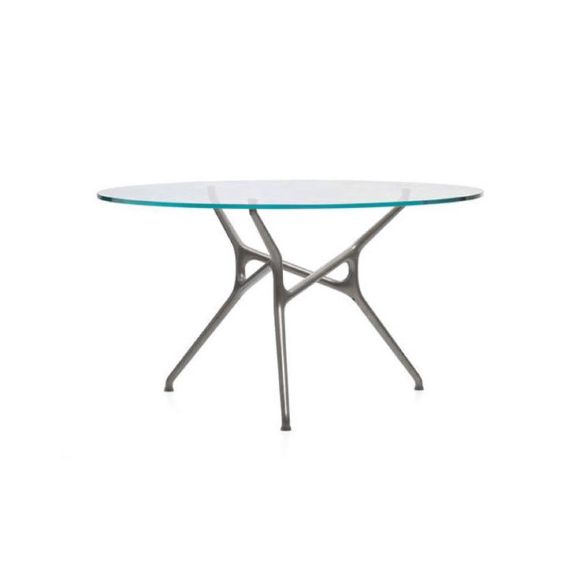 Branch Round table - / Jakob Wagner, 2012 - Ø 130 cm - Glass by Cappellini Transparent – image 5