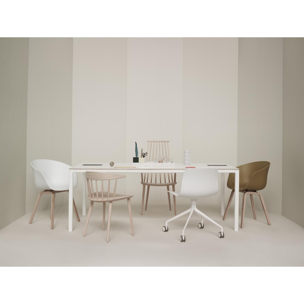 T12 Rectangular table - Rectangular - 160 x 80 cm by Hay White – image 2